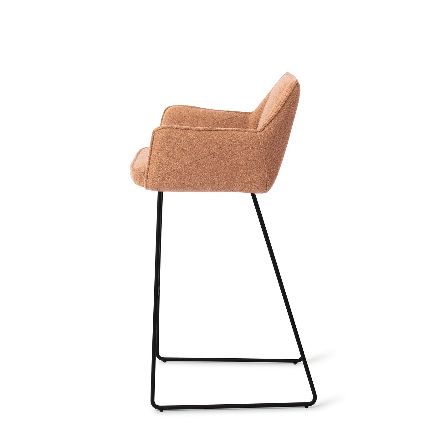Jesper Home Barhocker Tome Cinnamon Bun Slide Schwarz Barhöhe 75 cm