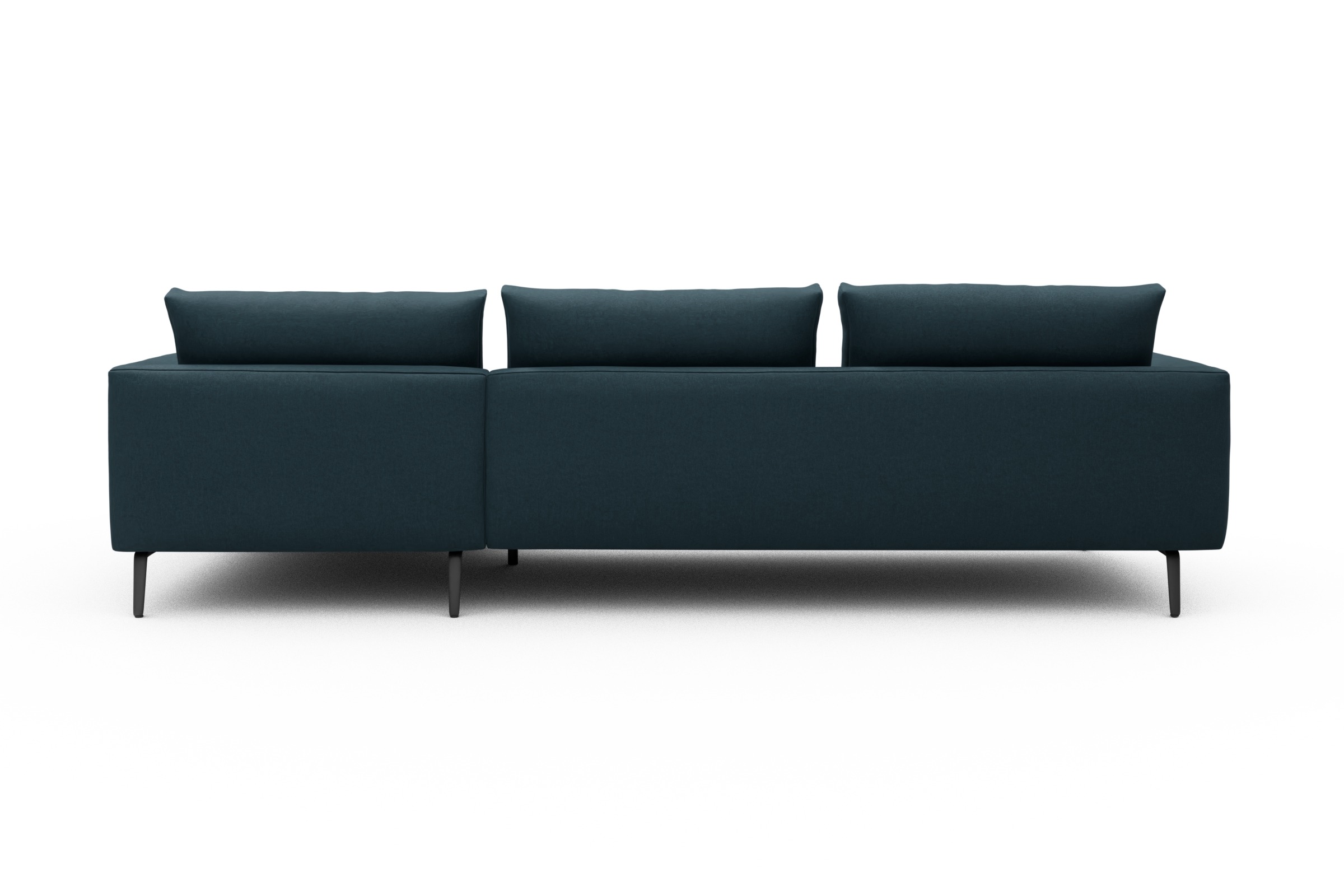 Ecksofa Karl Chaiselongue rechts mit 2,5-Sitzer Satya-Indigo