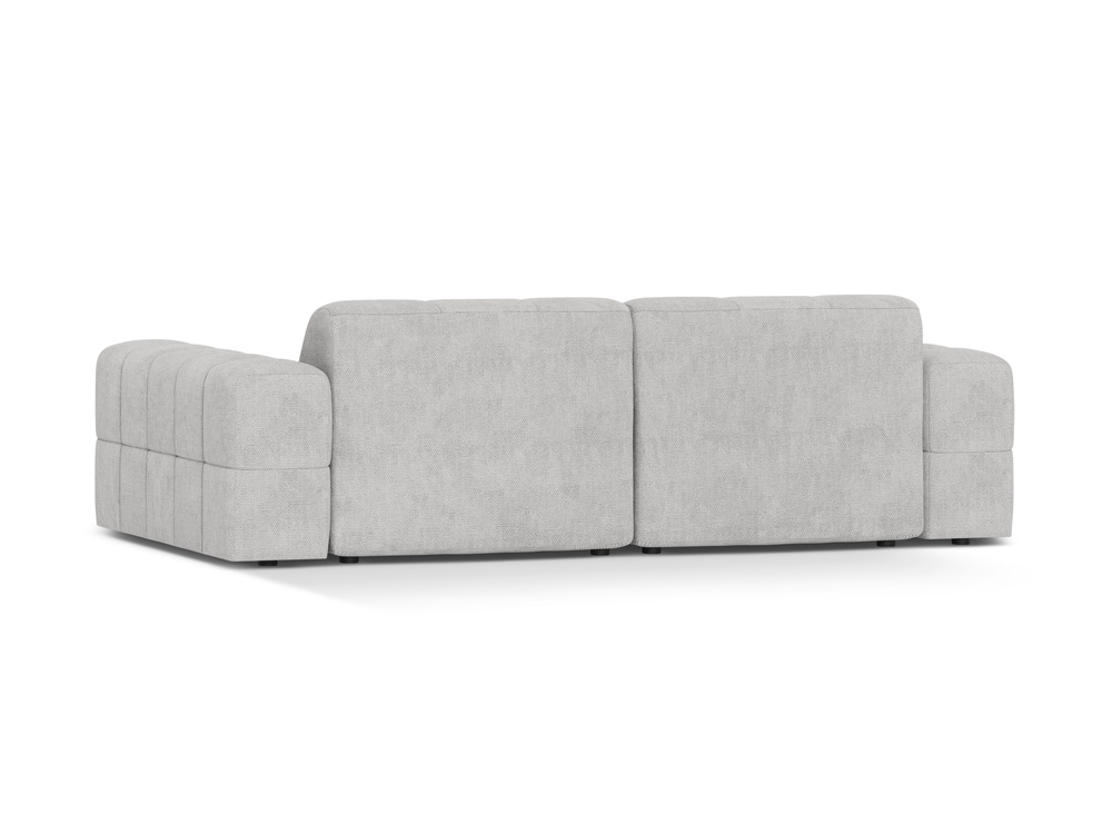 Cosmopolitan Design Sofa Chicago 3-Sitzer Chenille Eden Silber
