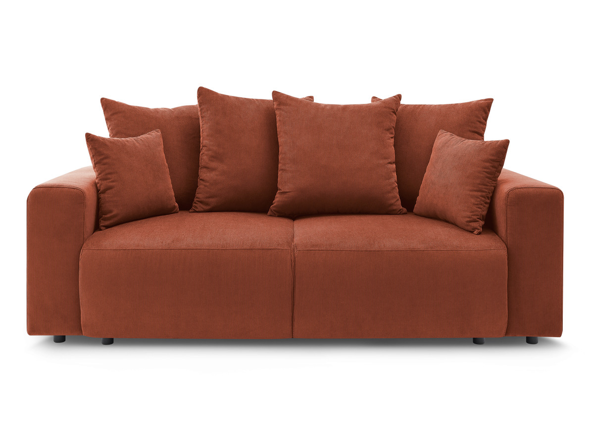 Bobochic Envy Sofa 2-Sitzer Cordsamt Orange