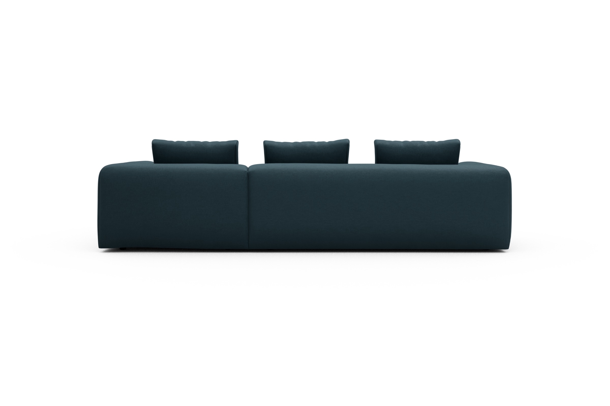 Ecksofa Fred Chaiselongue rechts mit 2,5-Sitzer Satya-Indigo