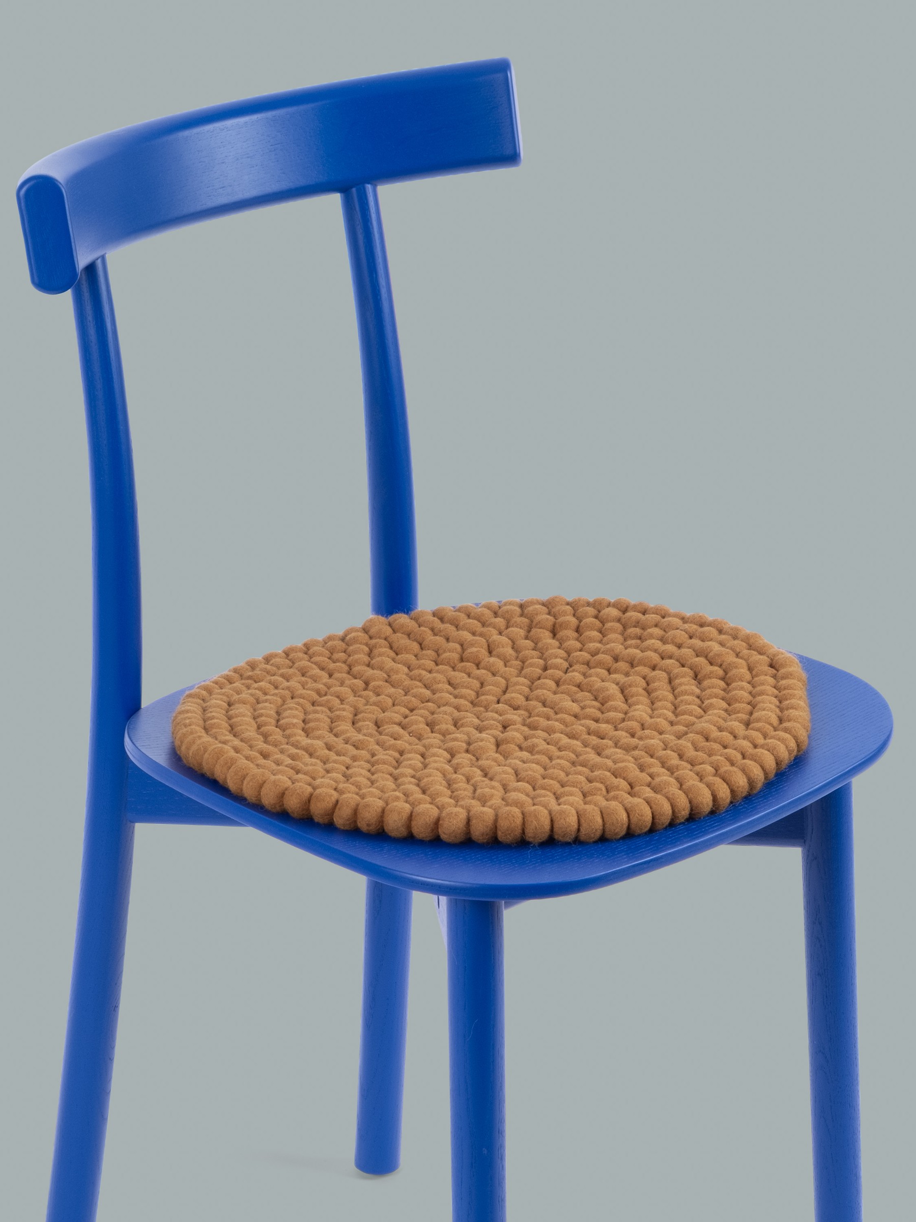 myfelt Omar Filzkugel-Sitzauflage Karamell Ø 36 cm