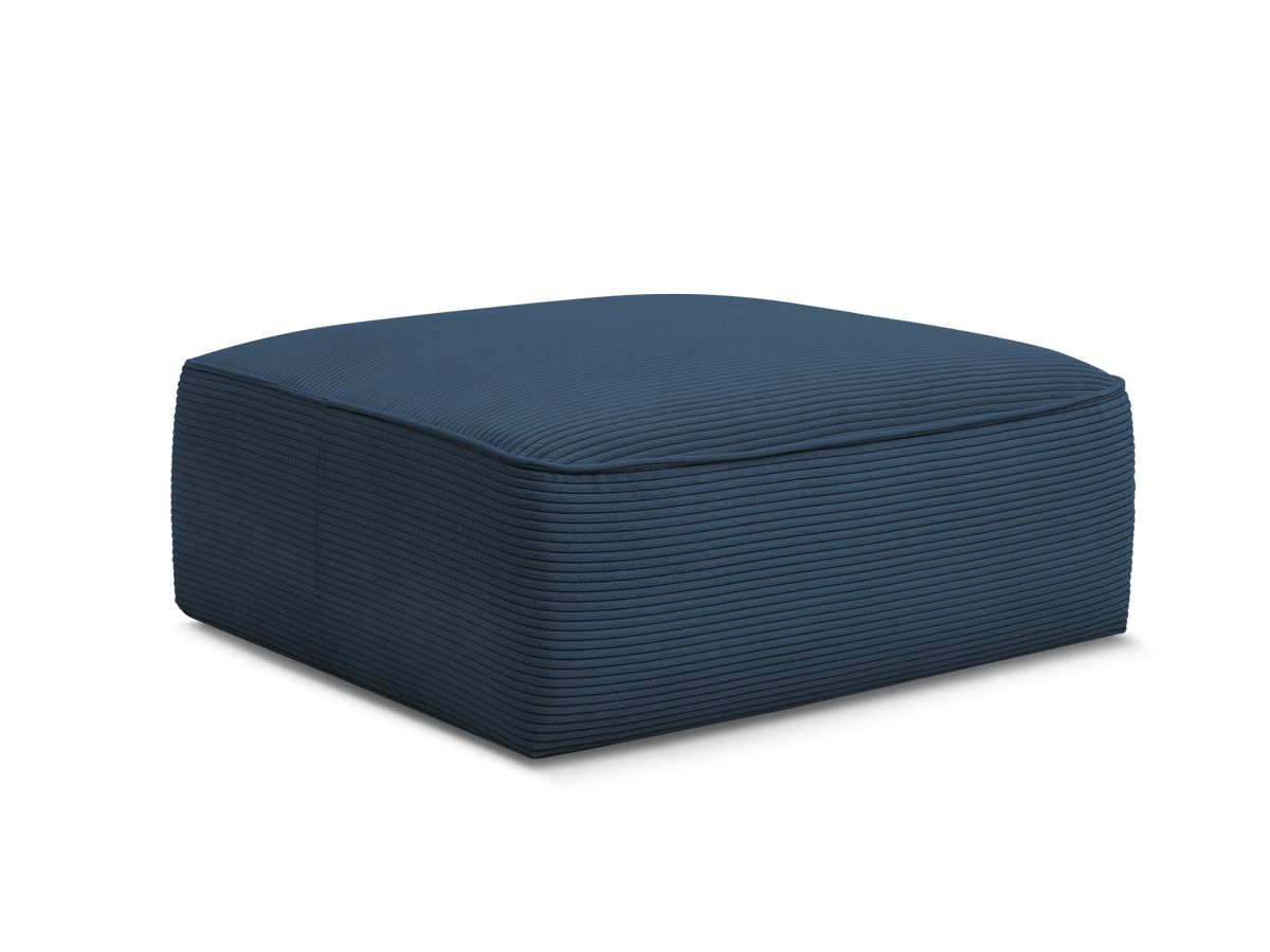 Bobochic Leopold Pouf Cordsamt Dunkelblau