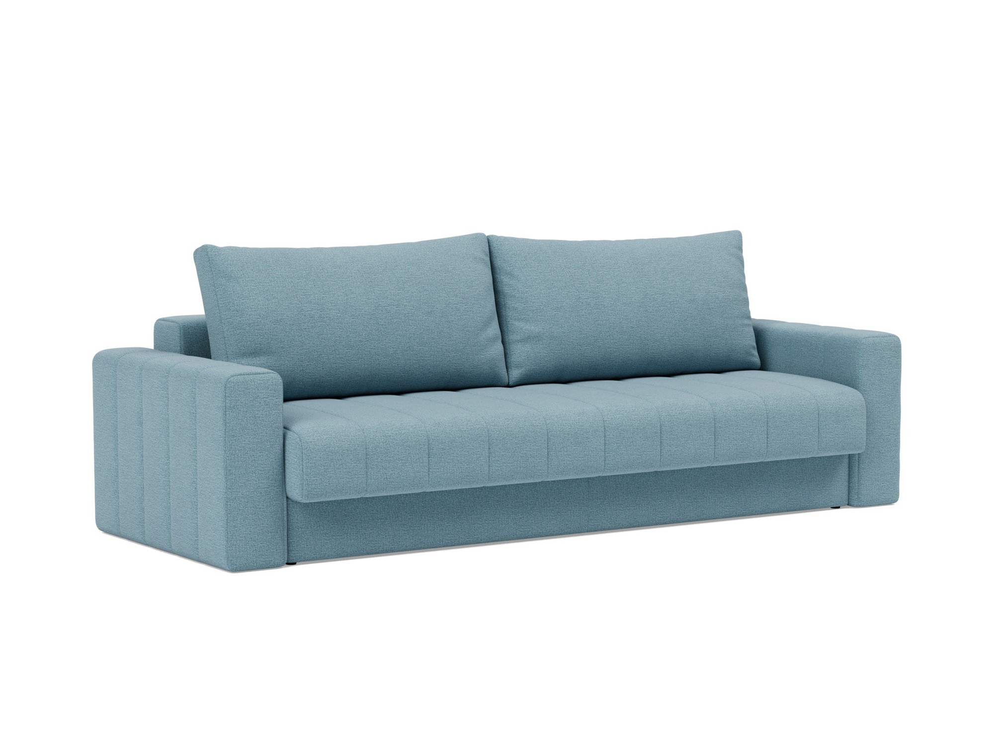 Schlafsofa Akello mit Armlehnen Flachgewebe Mixed Dance 525-Light-Blue
