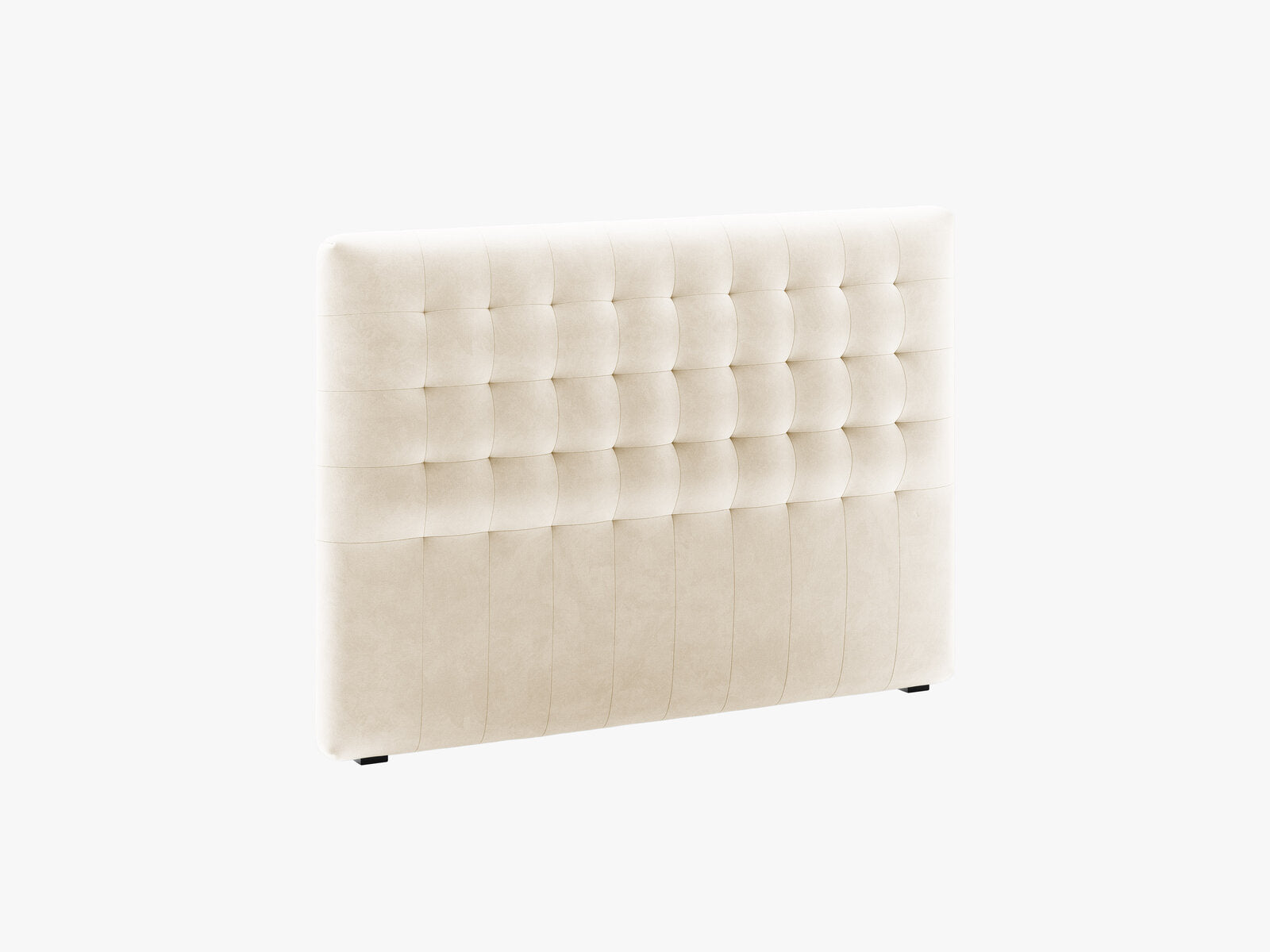 Micadoni Nova Samtiger Kopfteil 120 cm (H 95 cm) Samt Paris Beige 140x95