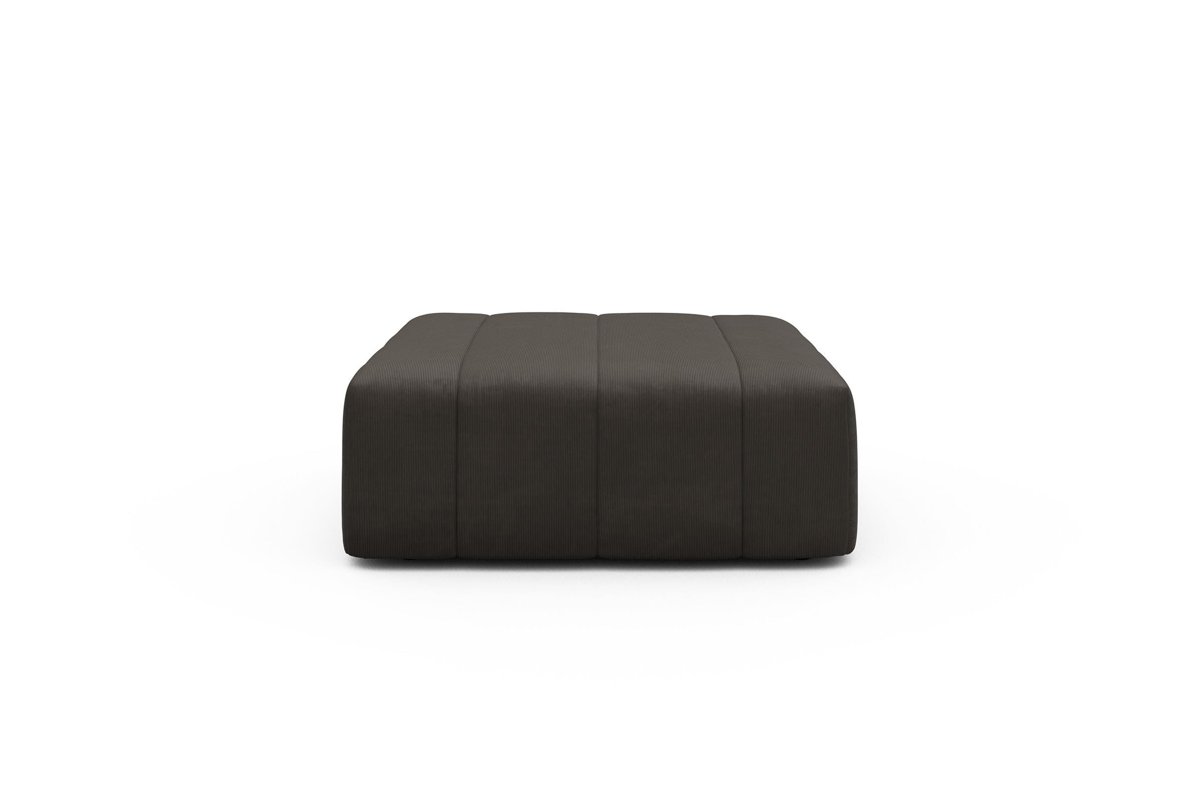 Sitzhocker Hugo Ottomane Cordufine-Taupe