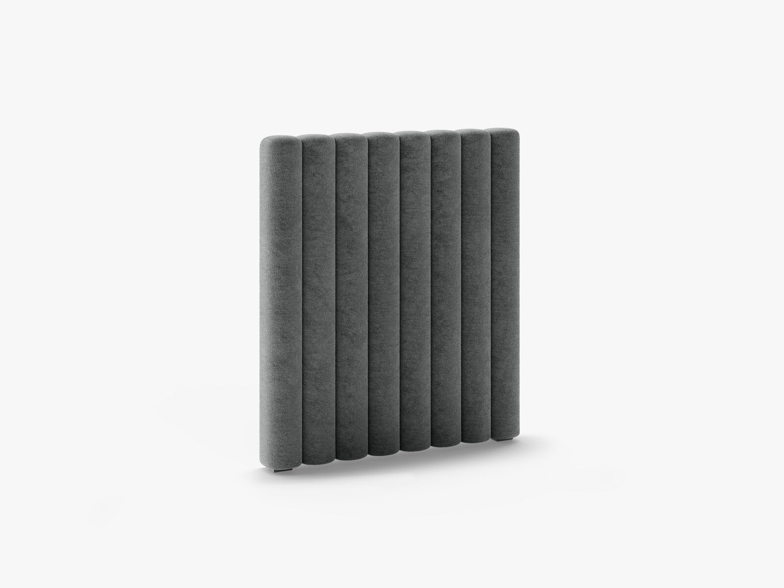 Micadoni Mistero Samtiger Kopfteil 80 cm Chenille Perfect Harmony Dunkelgrau 80x95