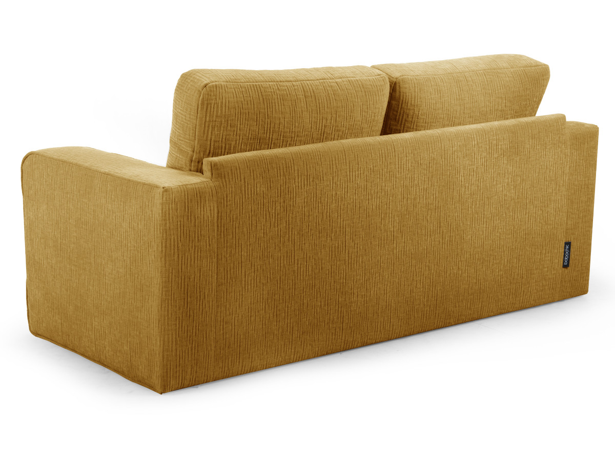 Bobochic Come Schlafsofa 2-Sitzer Strukturstoff Gelb