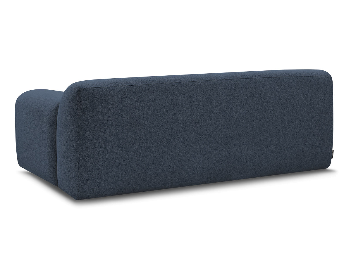 Bobochic Melisse Sofa 2-Sitzer Melange-Stoff Blau