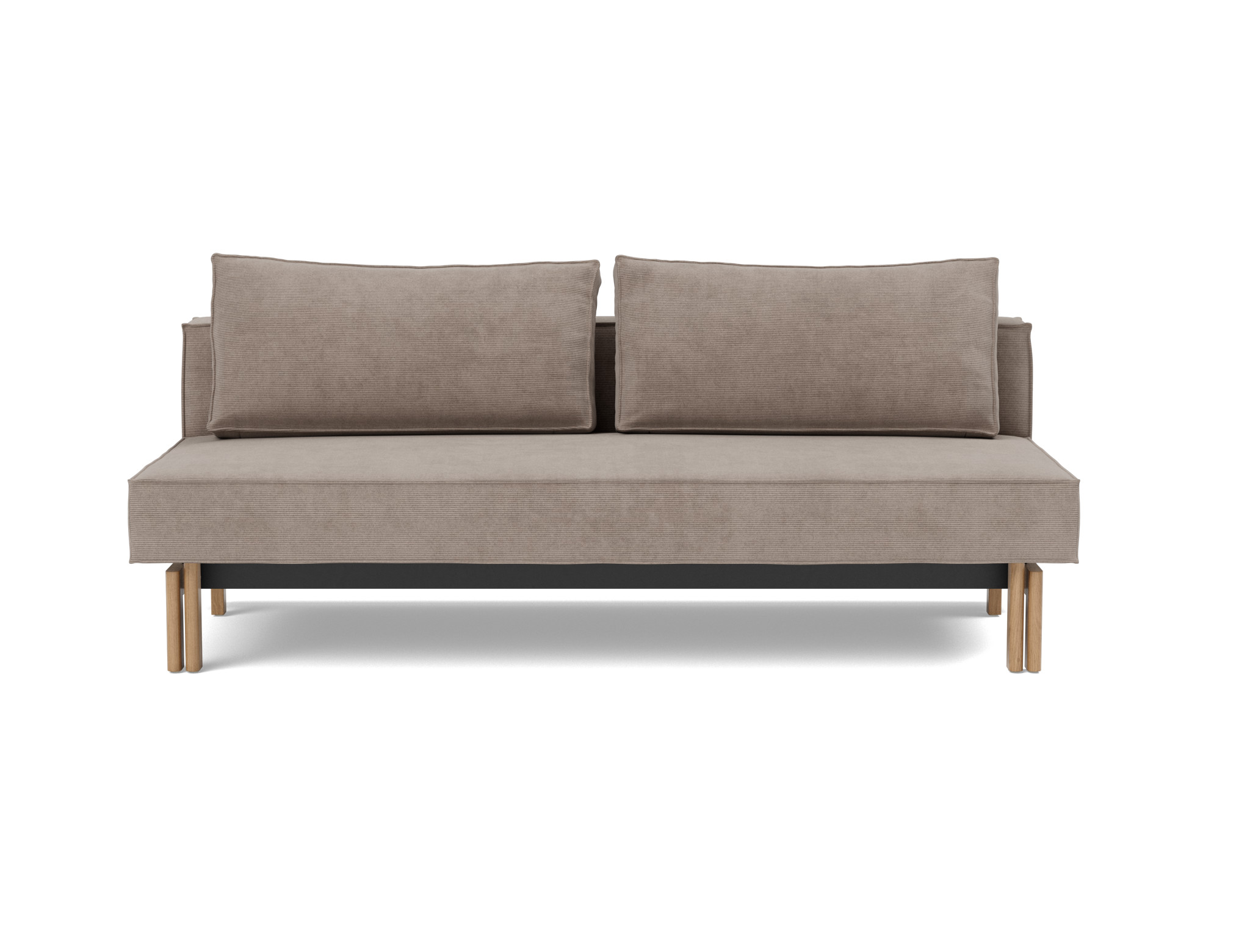 Schlafsofa Sly Kord Cordufine 318-Beige Beine Eiche