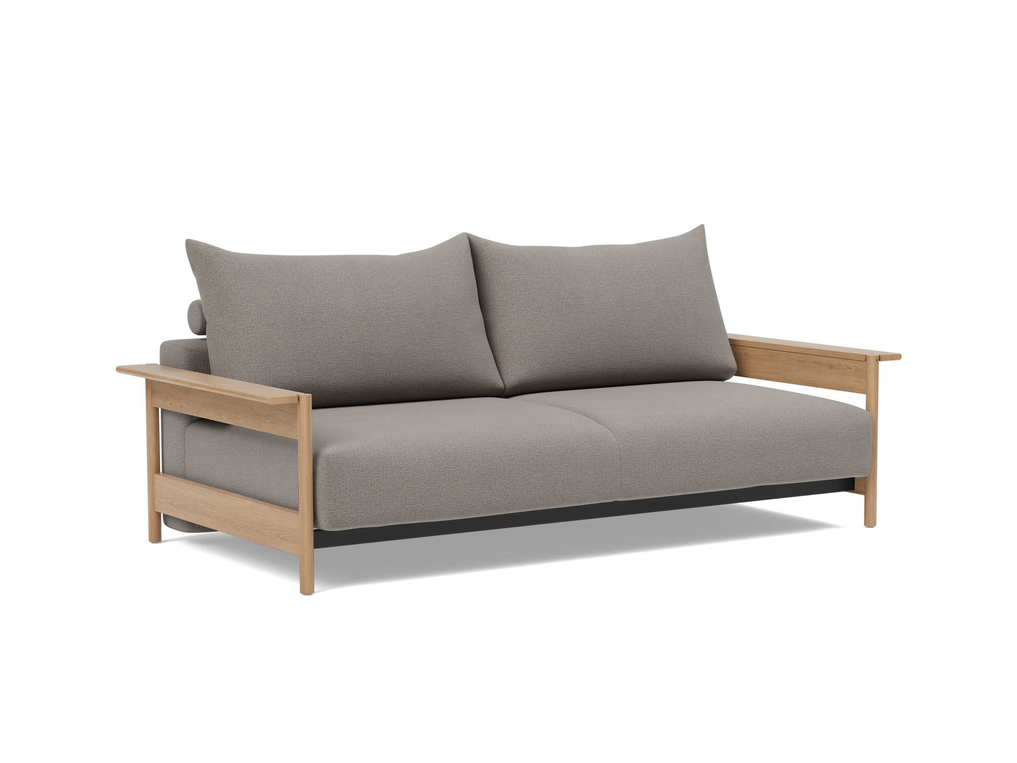 Schlafsofa Malloy Wood Flachgewebe Mixed Dance 521-Grey