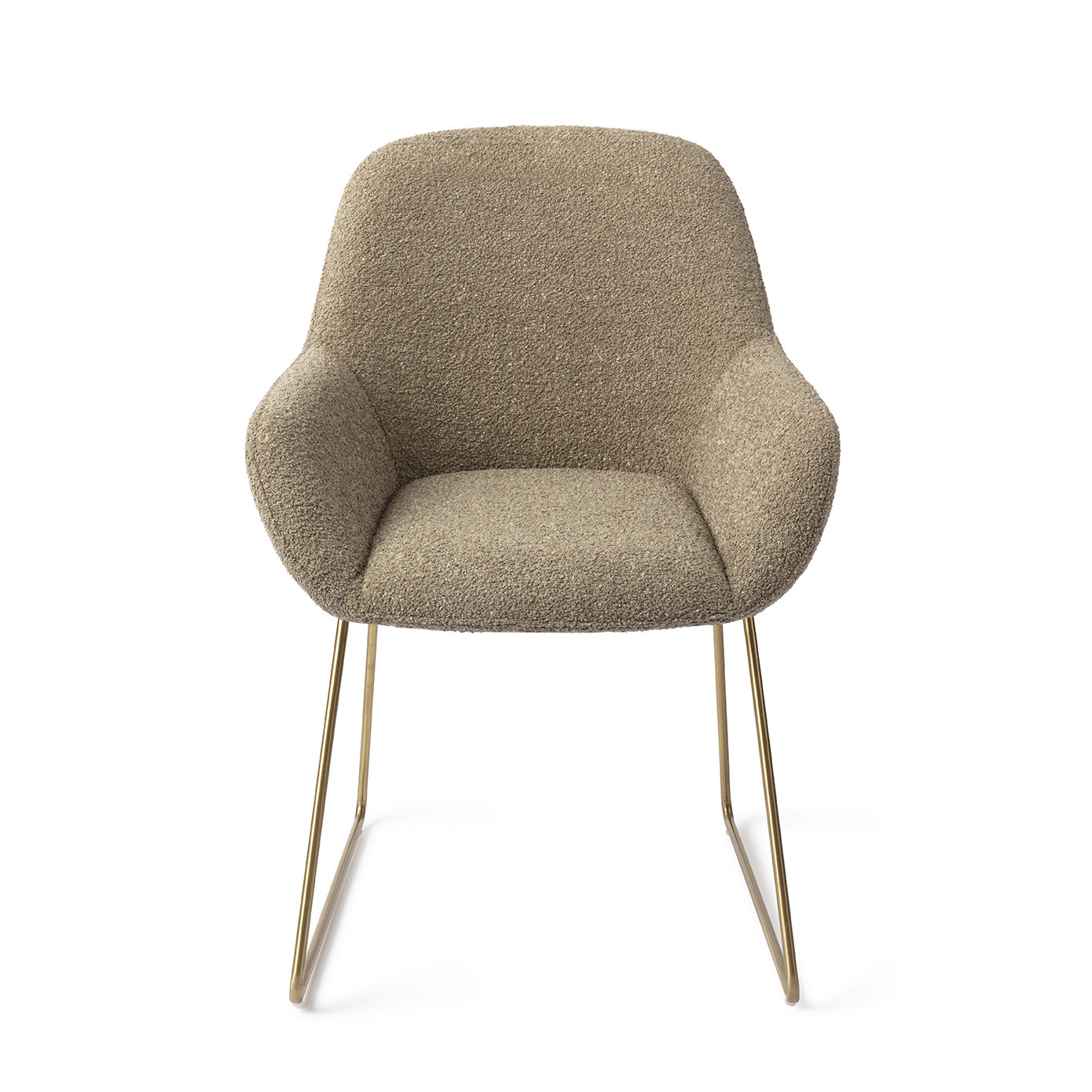 Jesper Home Esszimmerstuhl Kushi Moss Meadow Slide Gold