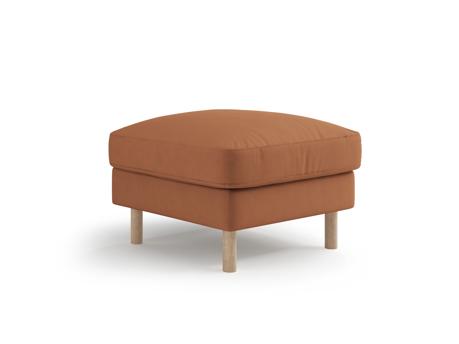 Micadoni Hocker Eden 1-Sitzer Samt Honig