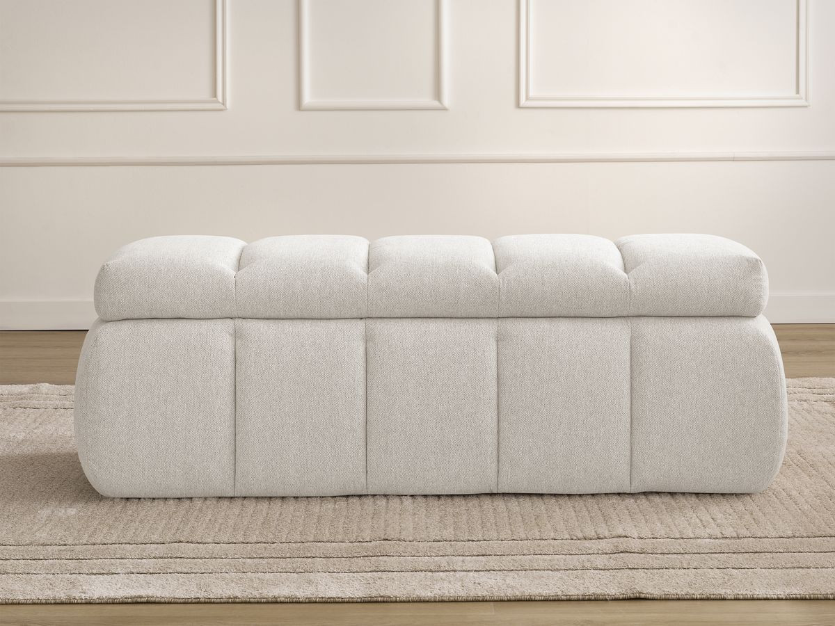 Bobochic Denali Bettbank 144 × 54 cm Stoff Beige