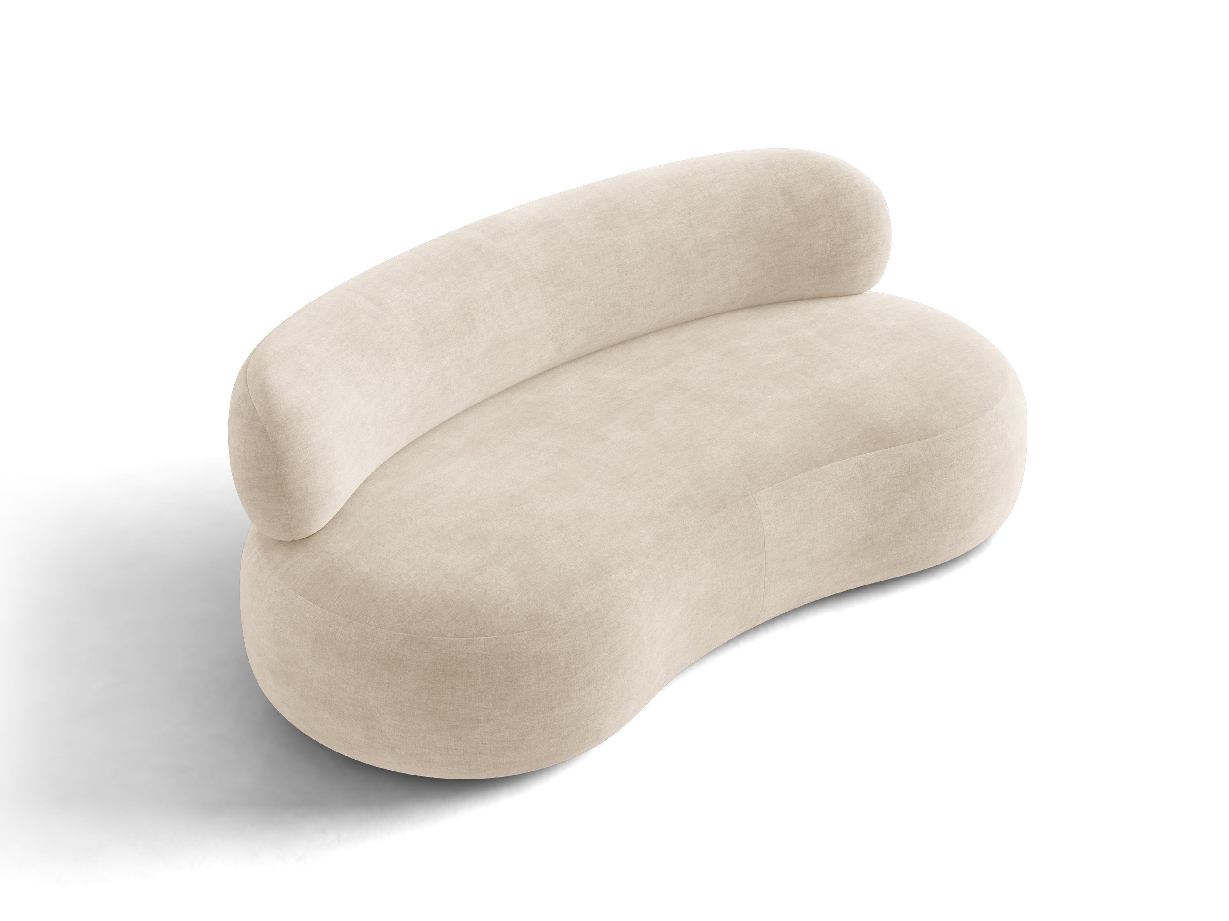 Micadoni Aura Sofa 3-Sitzer Chenille Golden Helles Beige