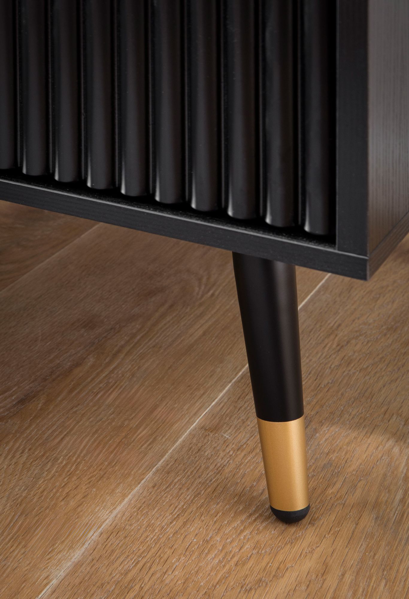 Nachttisch Etnedal Schwarz 43,5 × 39 × 56 cm