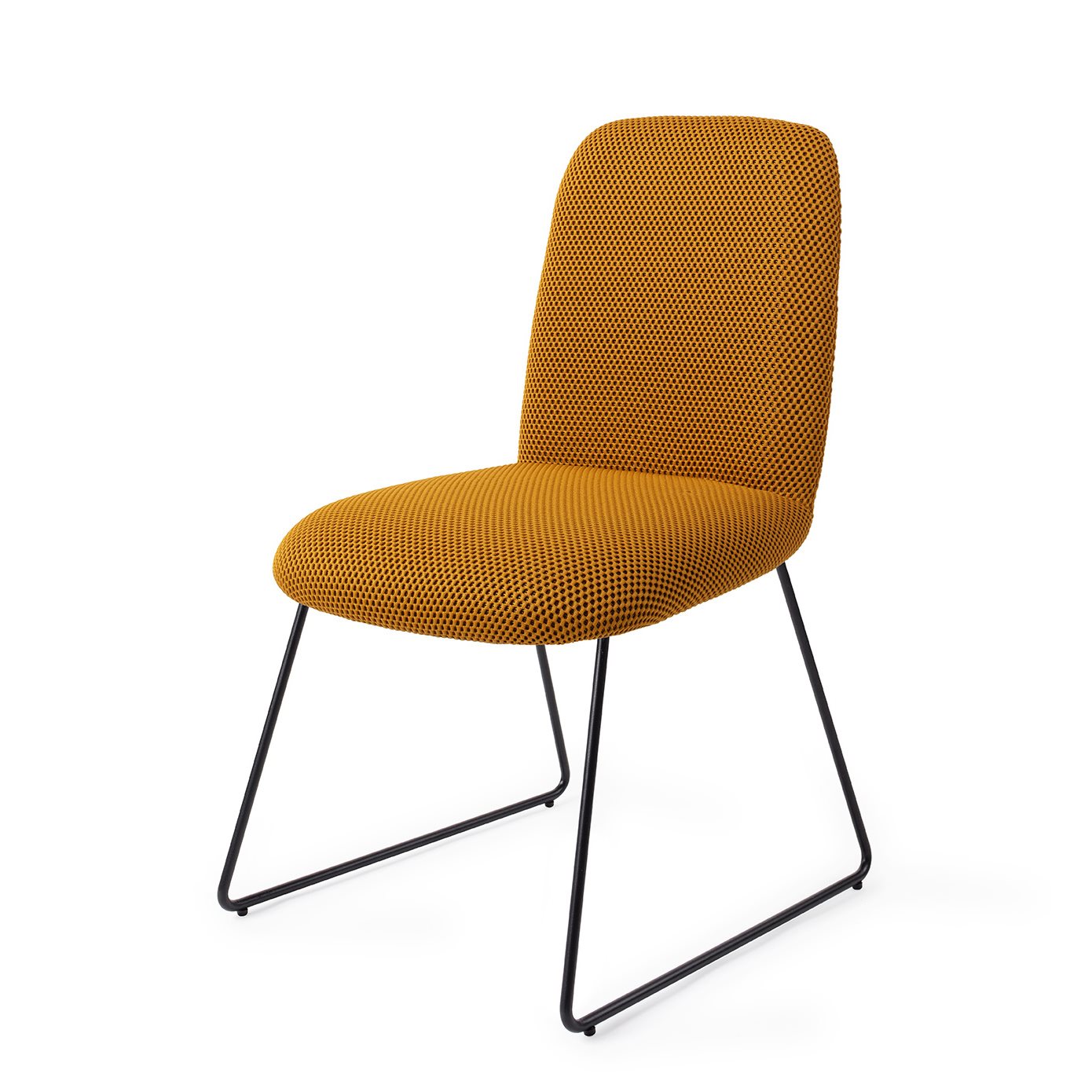 Jesper Home Esszimmerstuhl Taiwa Groovy-Garam Slide Schwarz