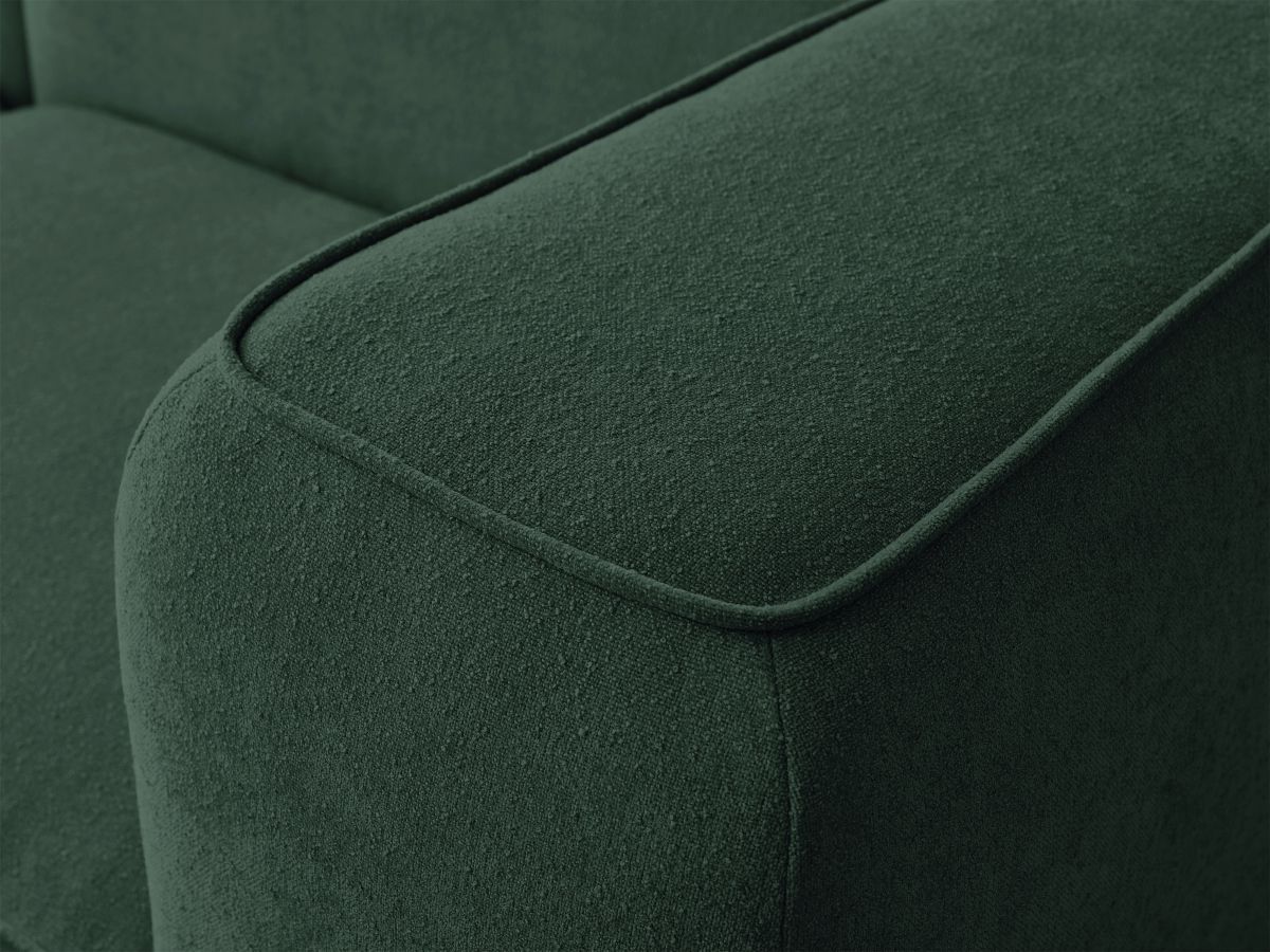 Bobochic Zephyr Ecksofa 260 × 165 cm Strukturstoff Grün Ecke links