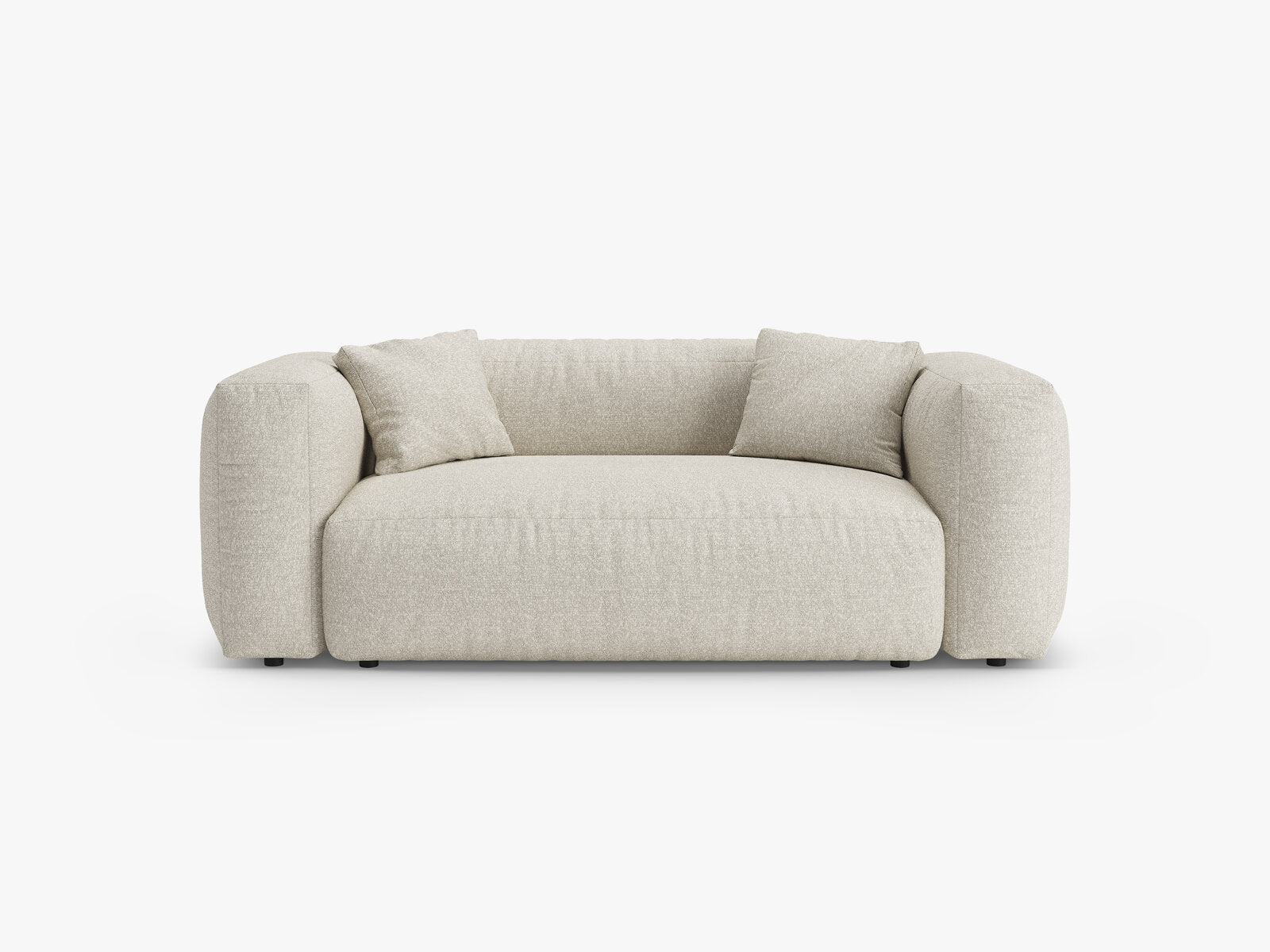 Micadoni Martina Sofa 2-Sitzer Boucle Monet Beige