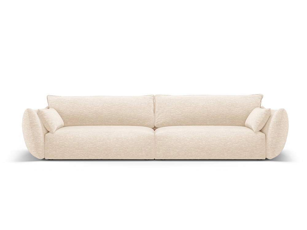 Cosmopolitan Design Sofa Matera 4-Sitzer Chenille Eden Helles Beige