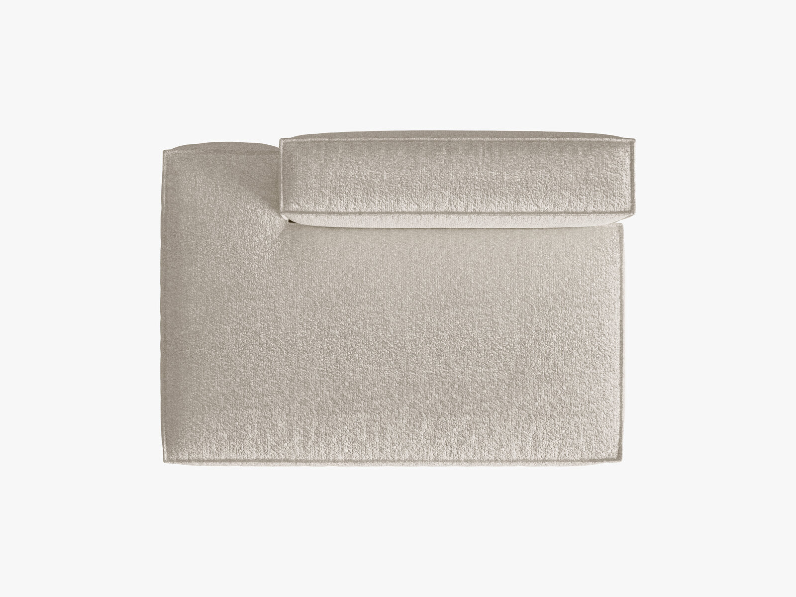 Micadoni Modul Nuria 3-Sitzer Links Boucle Beige