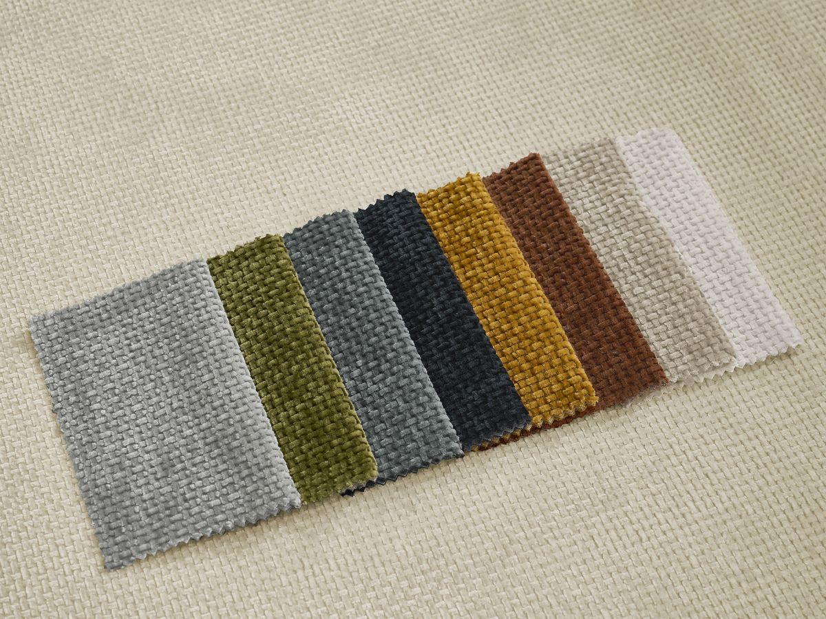 Bobochic Neyo Schlafsofa 3-Sitzer Stoff Taupe