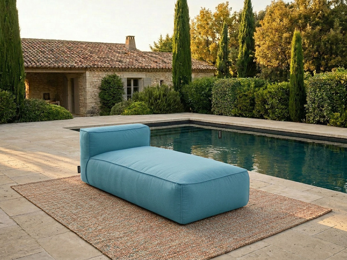 Bobochic Giulia Méridienne-Modul Stoff Hellblau