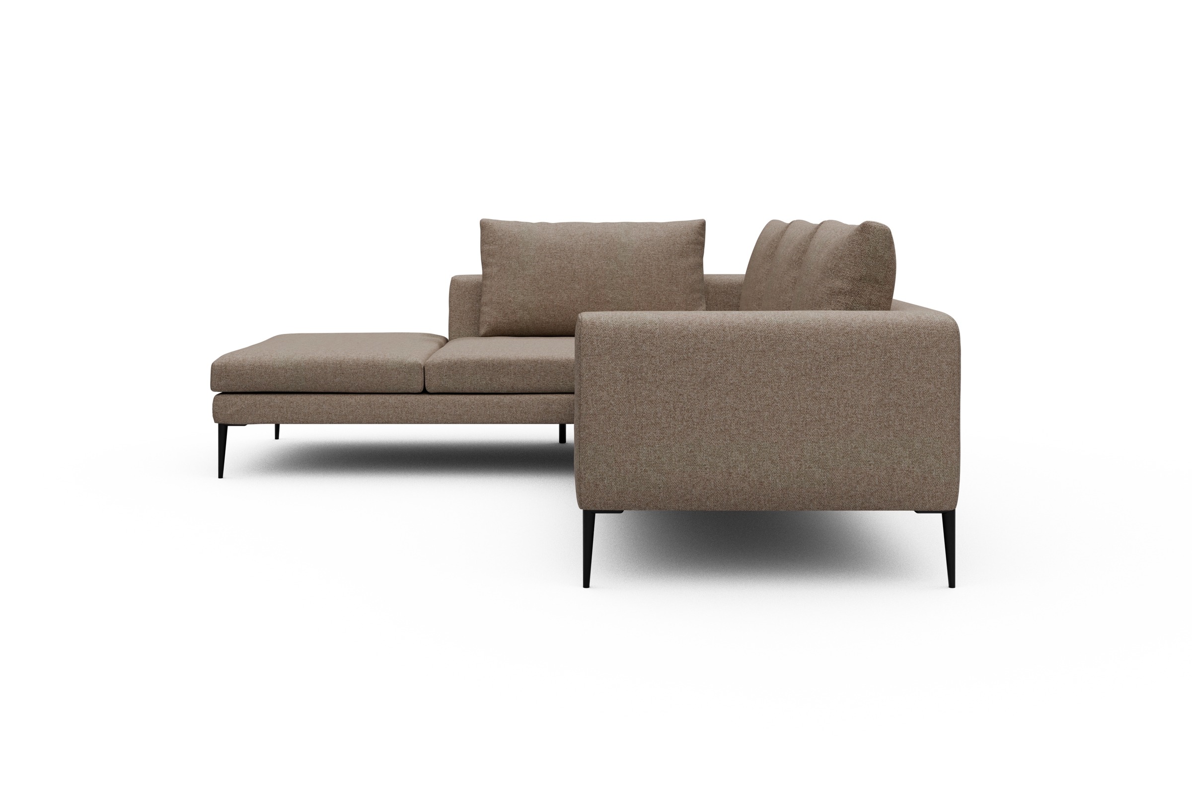 Ecksofa Paul Relax-Ecke links mit 2-Sitzer Sama-Antelope