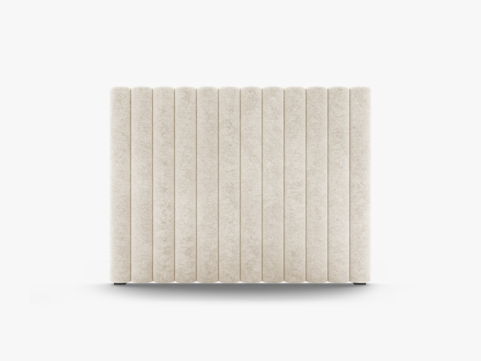 Micadoni Mistero Samtiger Kopfteil 80 cm Chenille Perfect Harmony Helles Beige 120x95