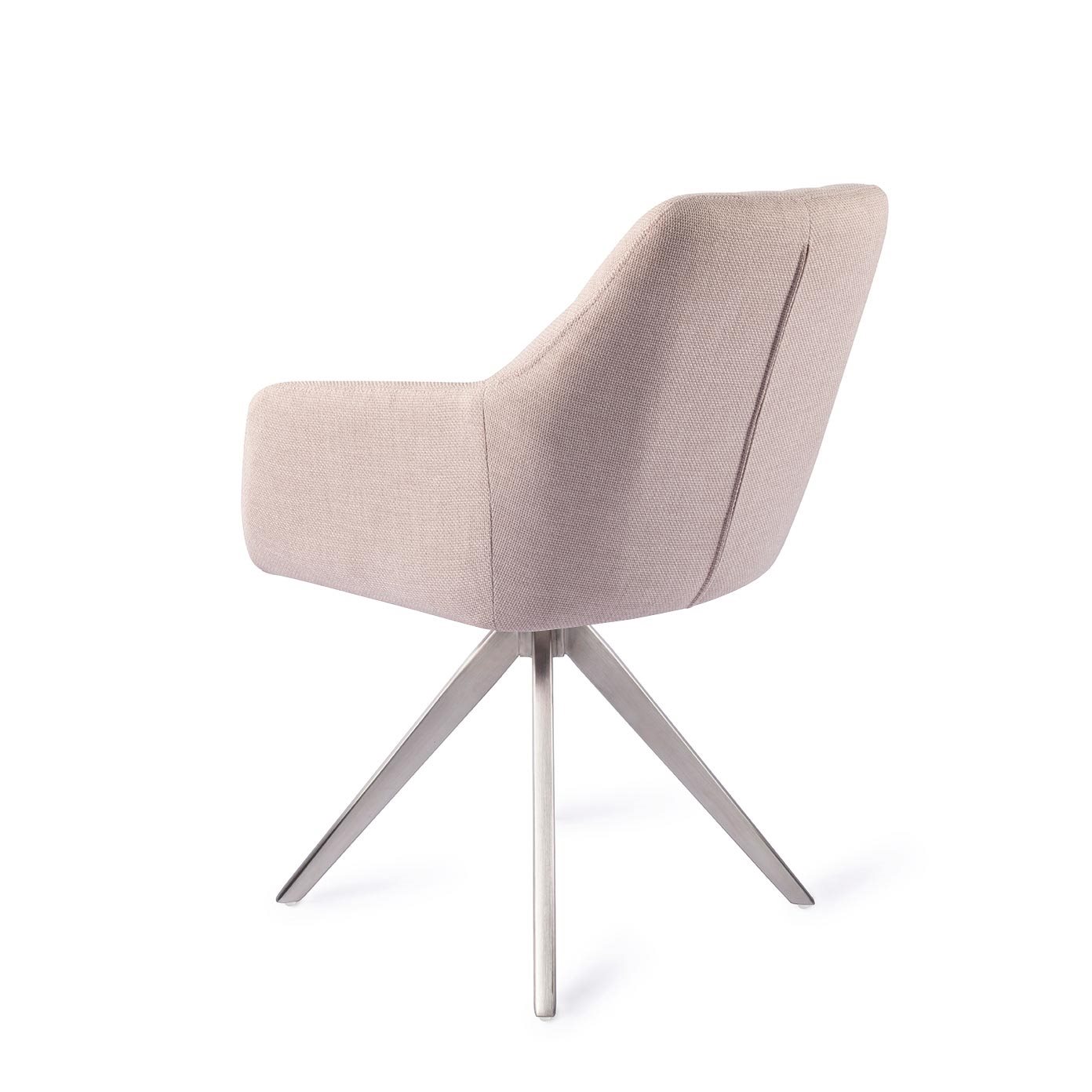 Jesper Home Esszimmerstuhl Noto Petal-Pink Turn Stahl