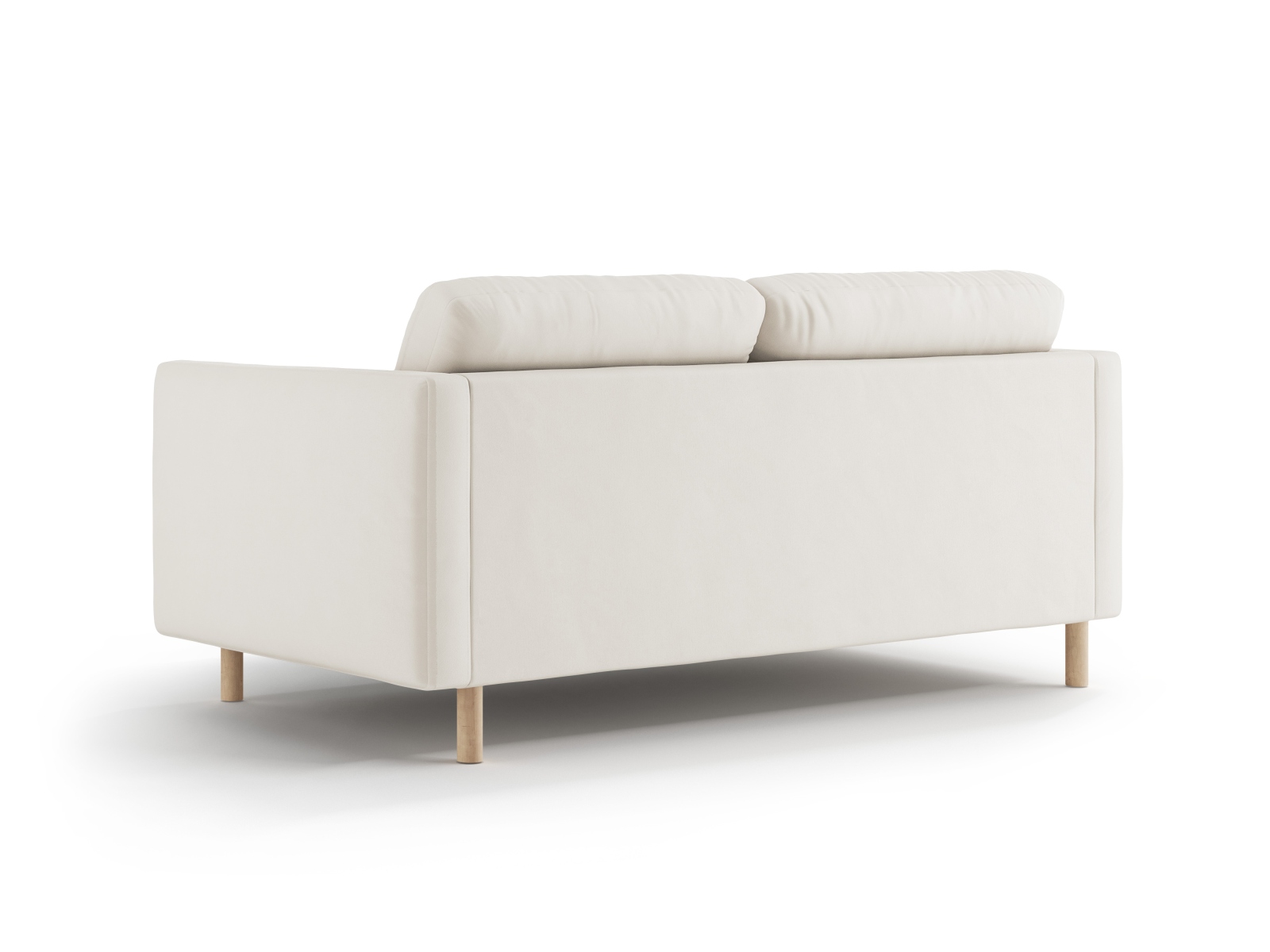 Micadoni Sofa Eden 2-Sitzer Samt Beige