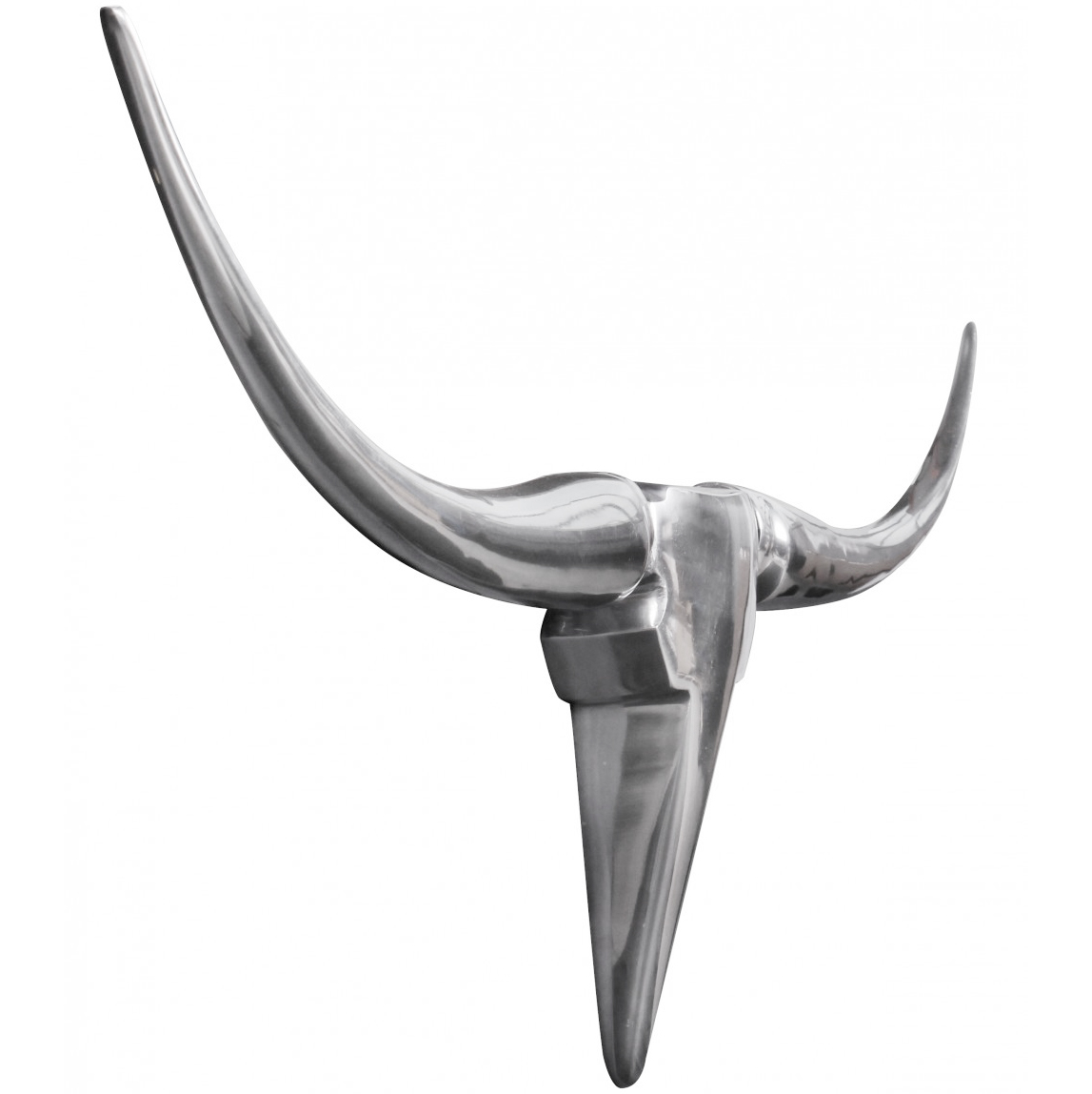 Dekogeweih Vinje Aluminium Silber