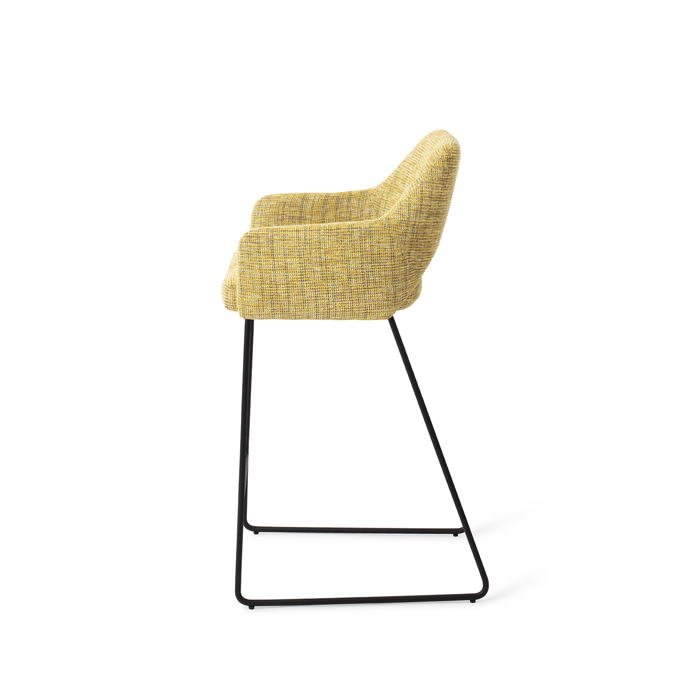 Jesper Home Barhocker Yanai Lemon Lines Slide Schwarz Tresenhöhe 65 cm