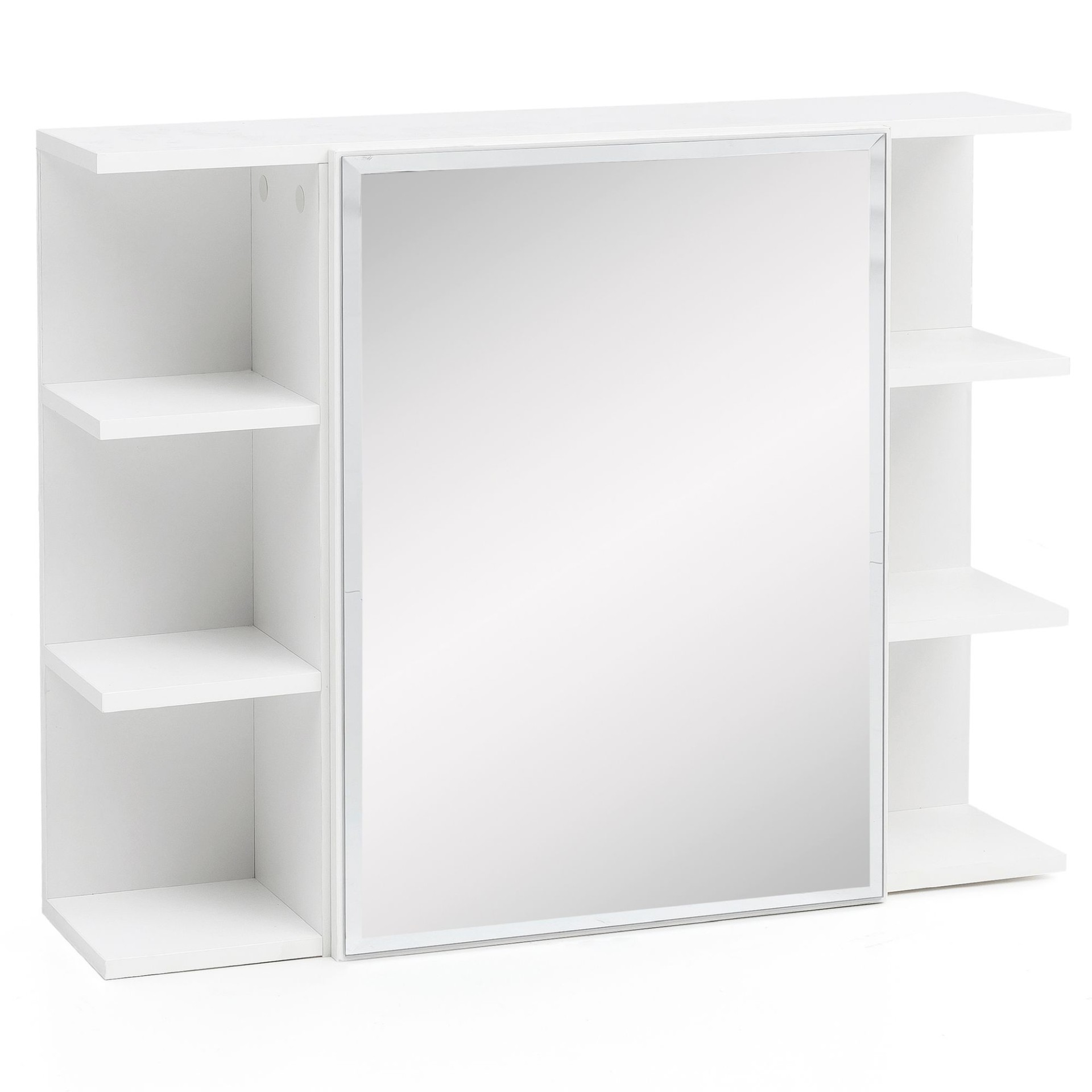 Spiegelschrank Hostrup Weiß 80 × 20 × 64,5 cm