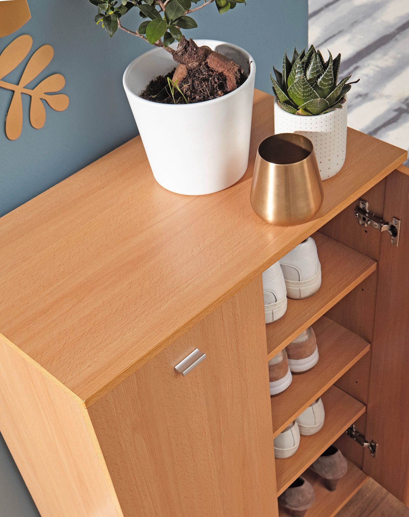 Schuhschrank Bremnes Braun 60 × 35 × 90 cm