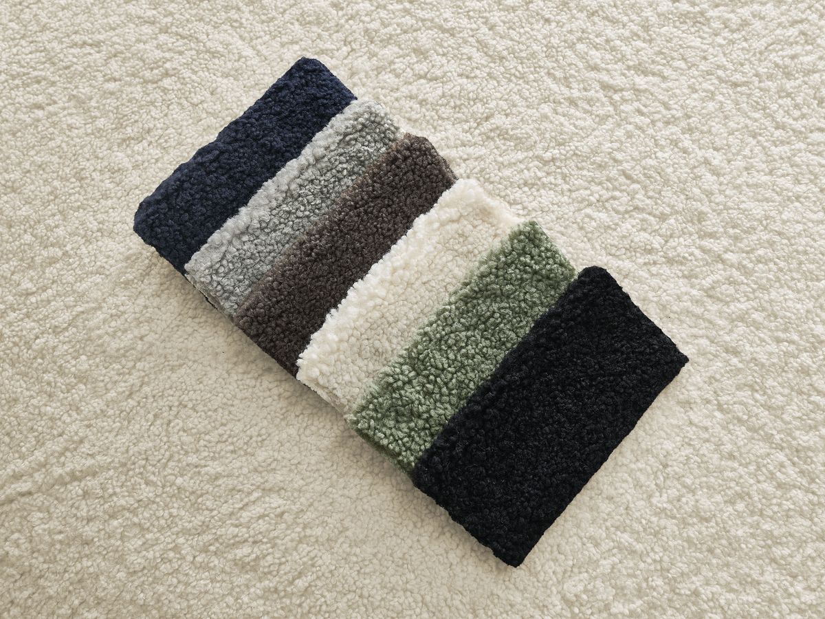 Bobochic Belem Méridienne-Modul Bouclé-Stoff Beige