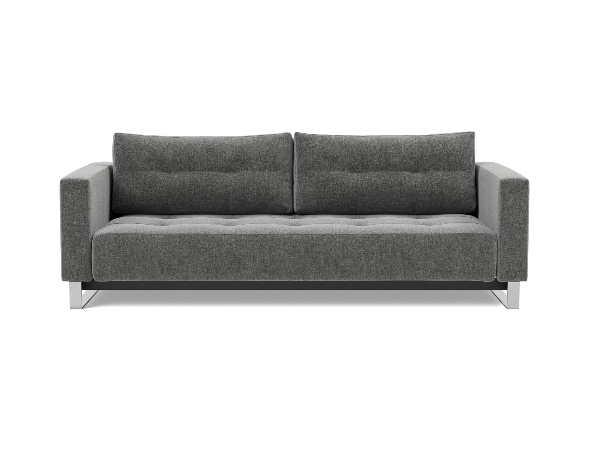 Schlafsofa Cassius D.E.L. Strukturierter Stoff Twist 563-Charcoal