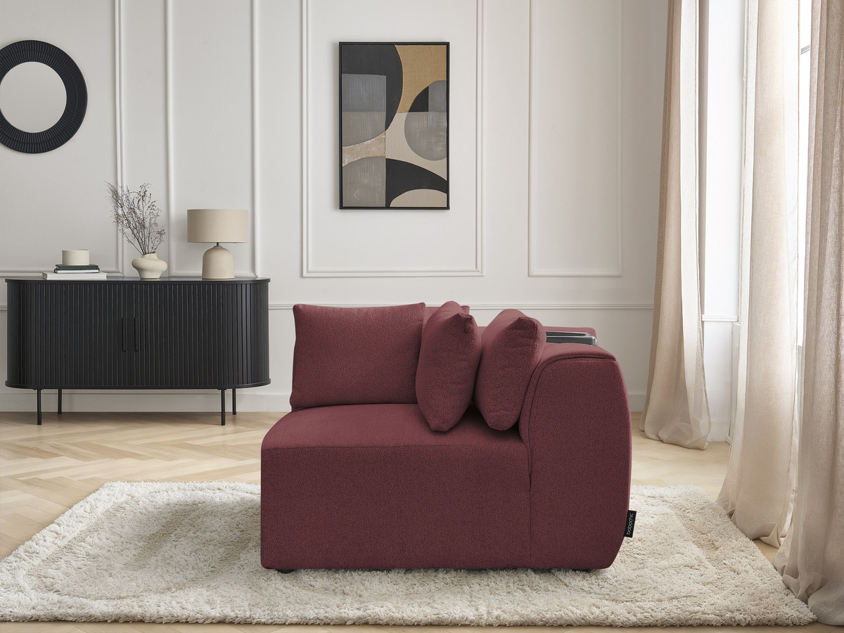 Bobochic Jana Eckmodul Melange-Stoff Rot