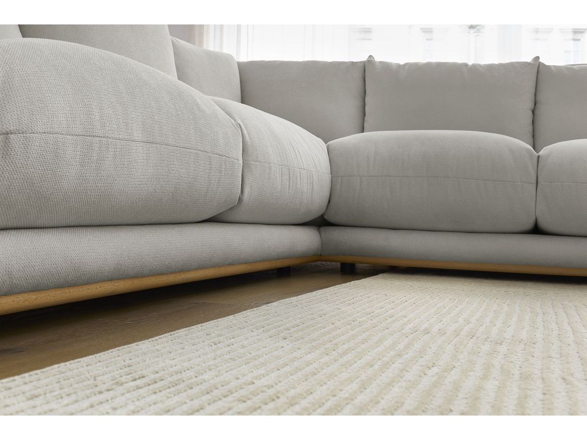 Bobochic Ernest Ecksofa Stoff Hellgrau