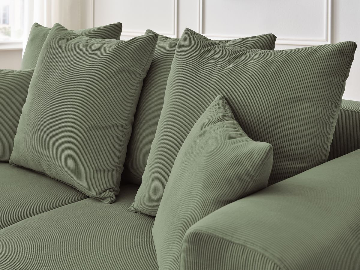 Bobochic Sidonie Sofa 2-Sitzer Cordsamt Grün