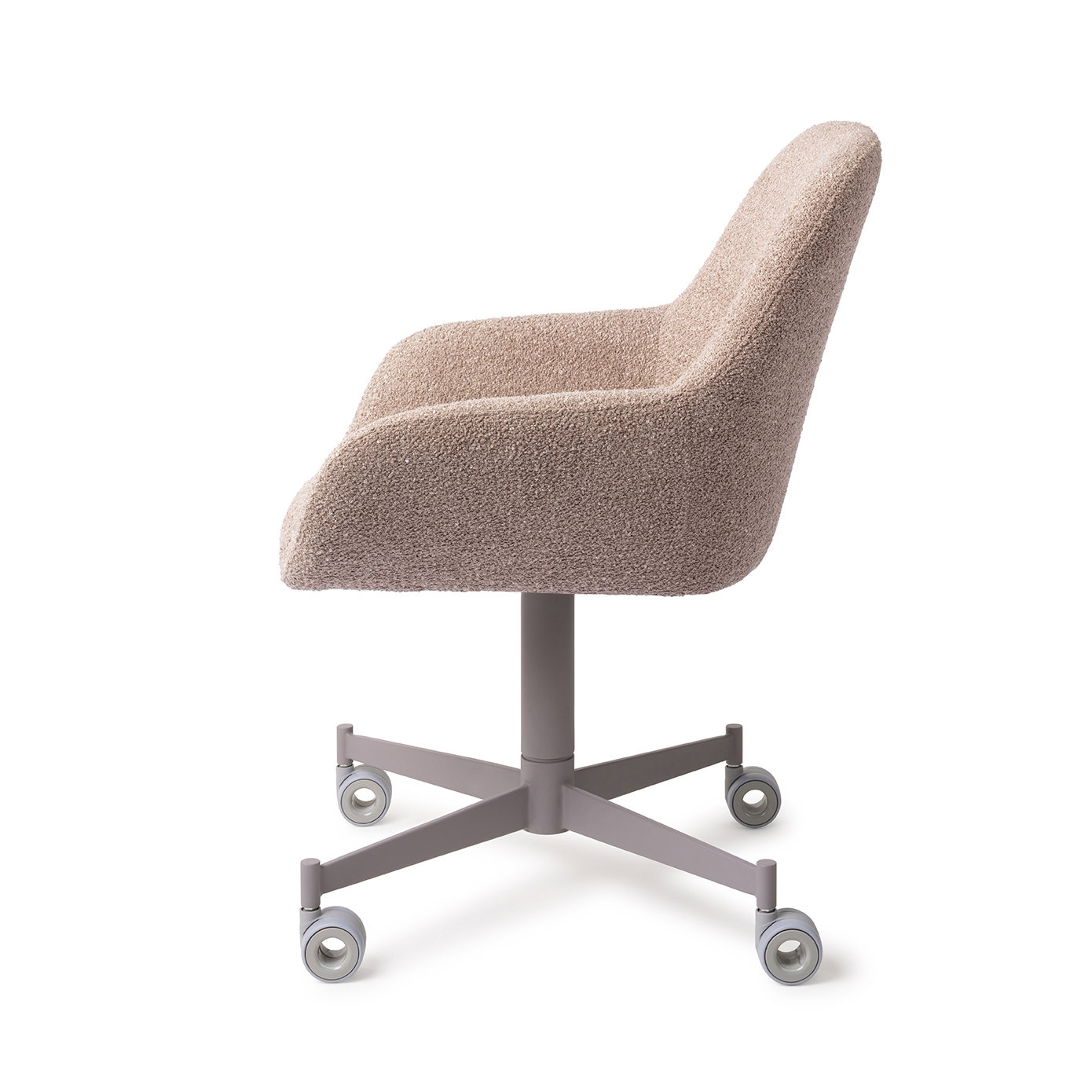 Jesper Home Esszimmerstuhl Kushi Stone Haze Caster Grau