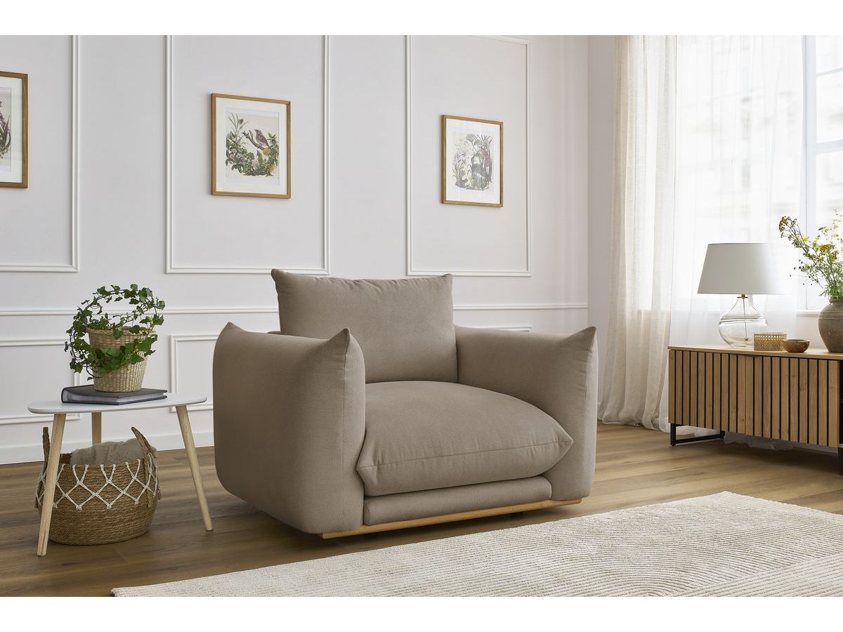 Bobochic Ernest Sessel Stoff Taupe