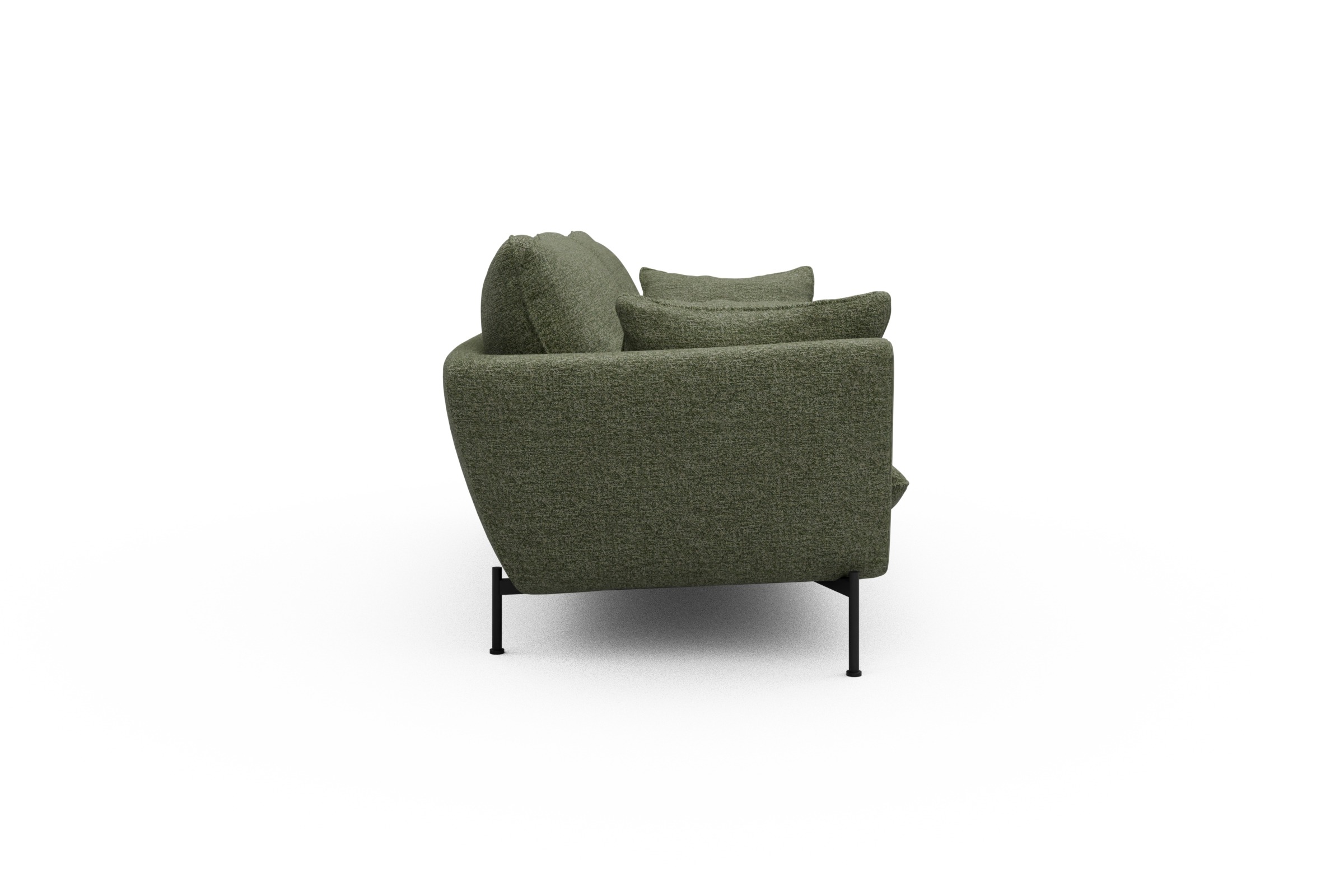 Sofa Anton 3-Sitzer Carreno-Vivid-Green