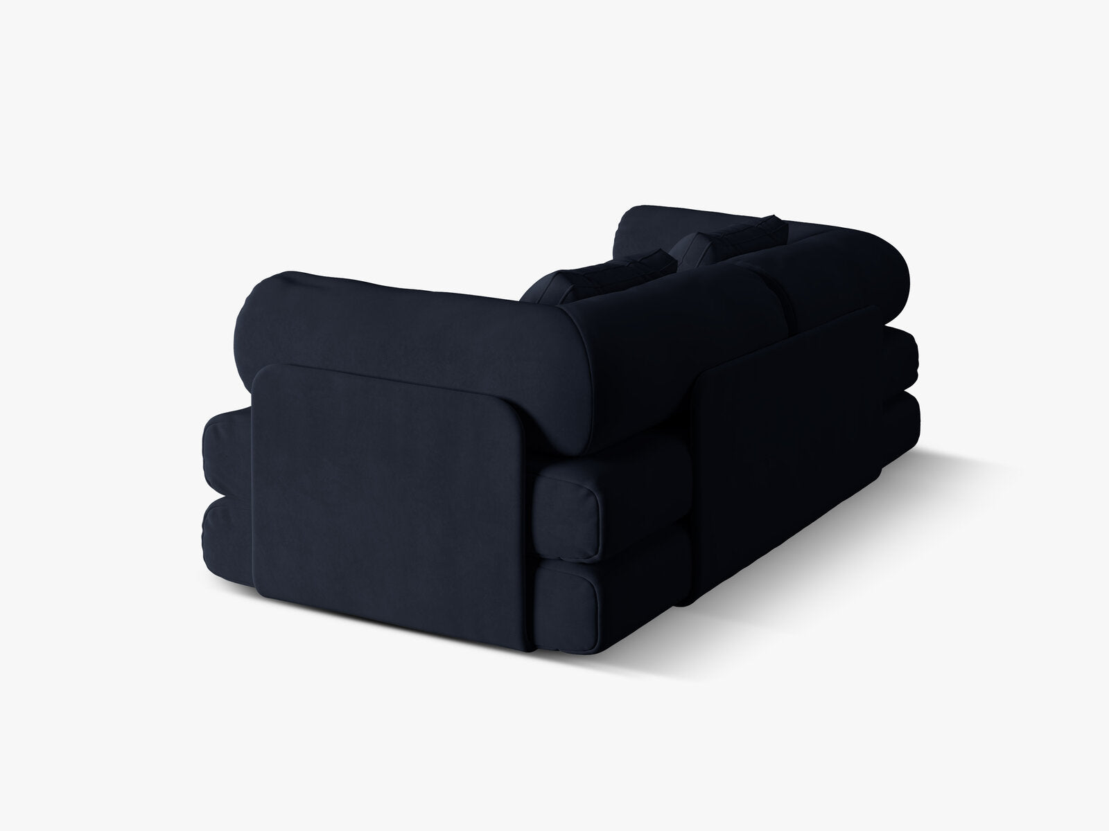 Micadoni Sofa Dreamy 3-Sitzer mit Schlaffunktion Samt Salvador Königsblau