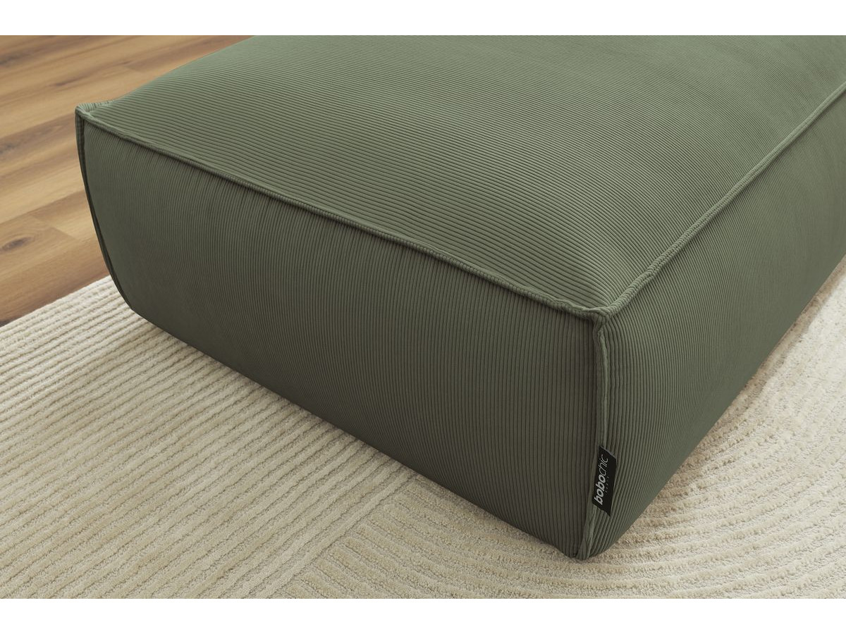 Bobochic Boheme Pouf Cordsamt Grün