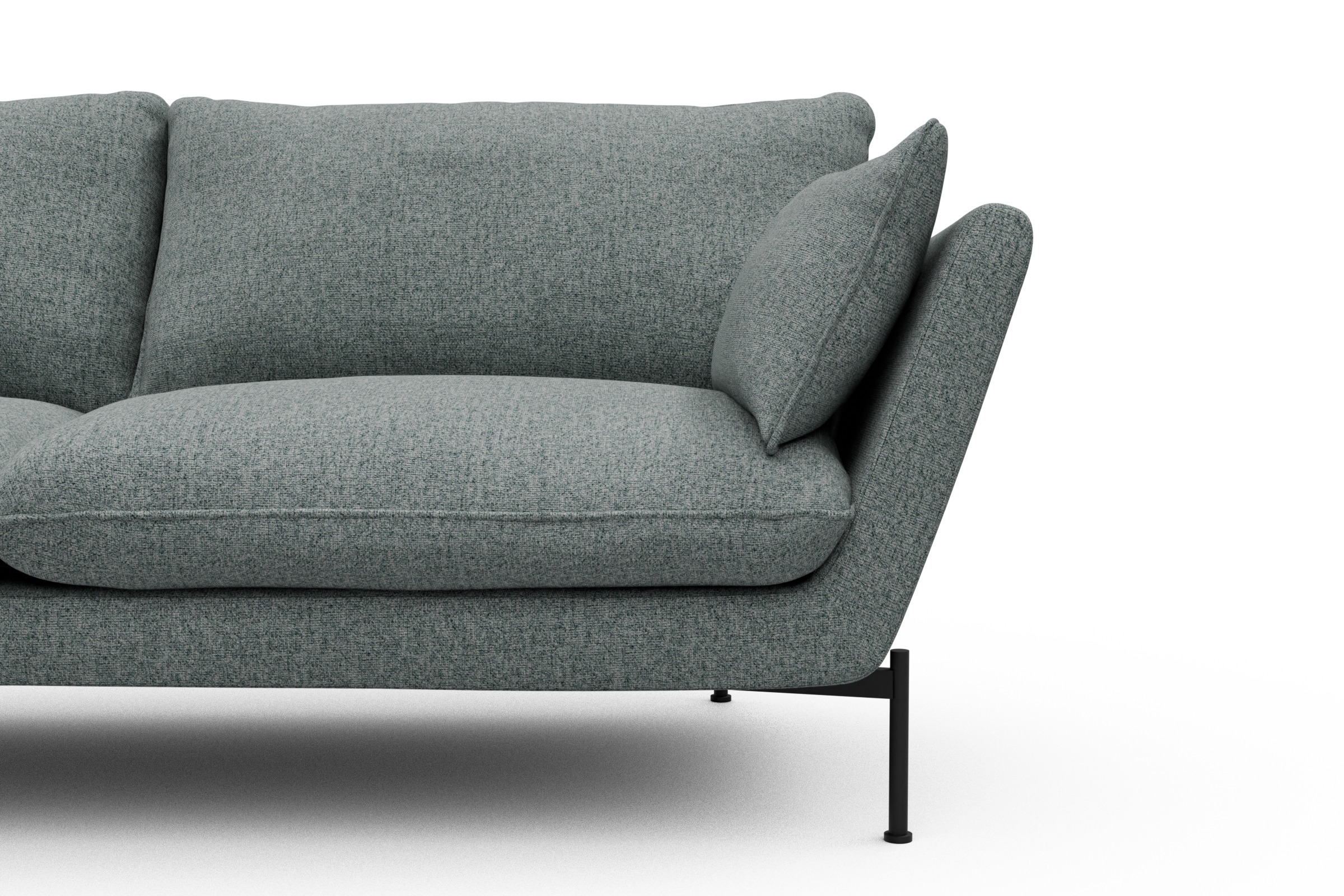 Sofa Anton 2-Sitzer Casone-Light-Mixed-Green