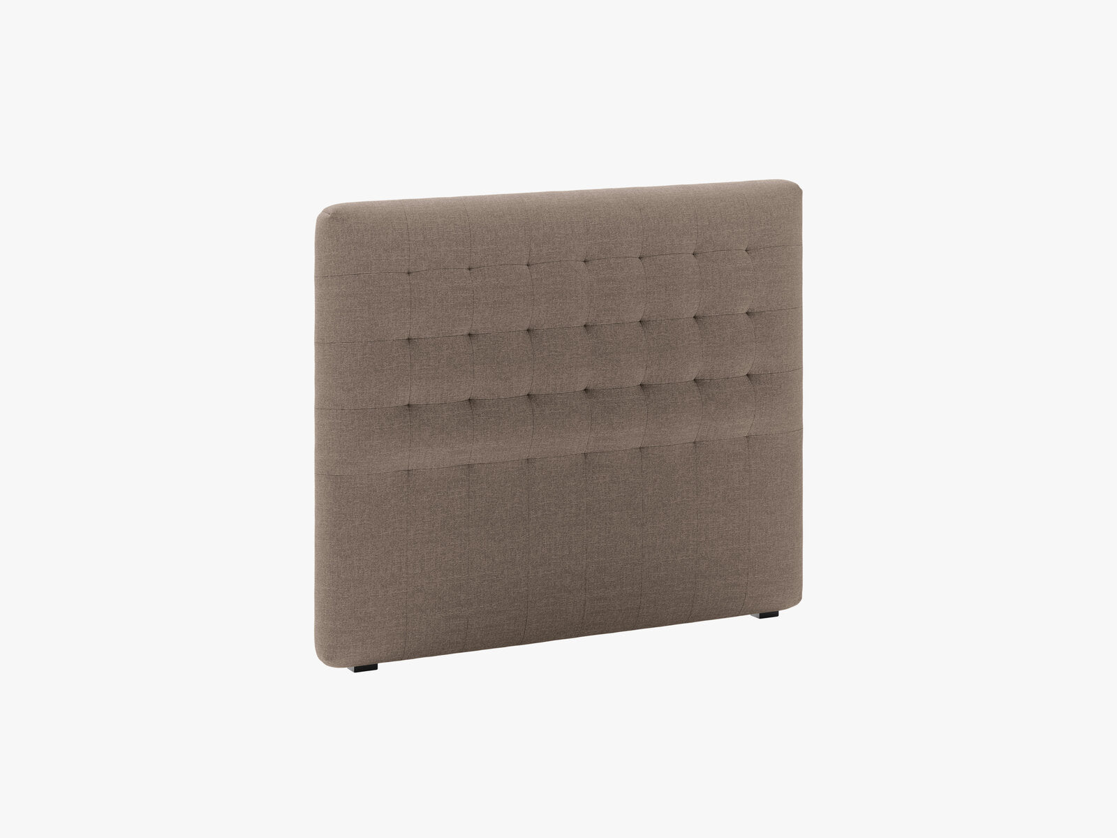 Micadoni Nova Samtiger Kopfteil 120 cm (H 95 cm) Strukturierter Stoff Liberty Cappuccino 120x95