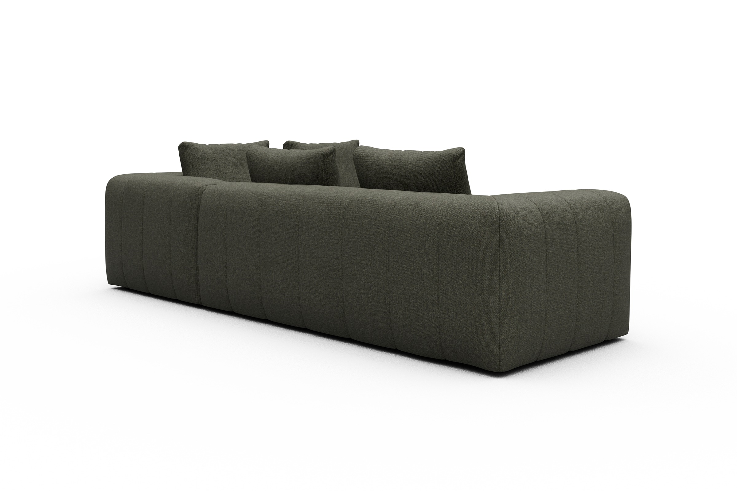 Ecksofa Hugo 2x 2,5-Sitzer Armlehne links Sama-Winter-Moss