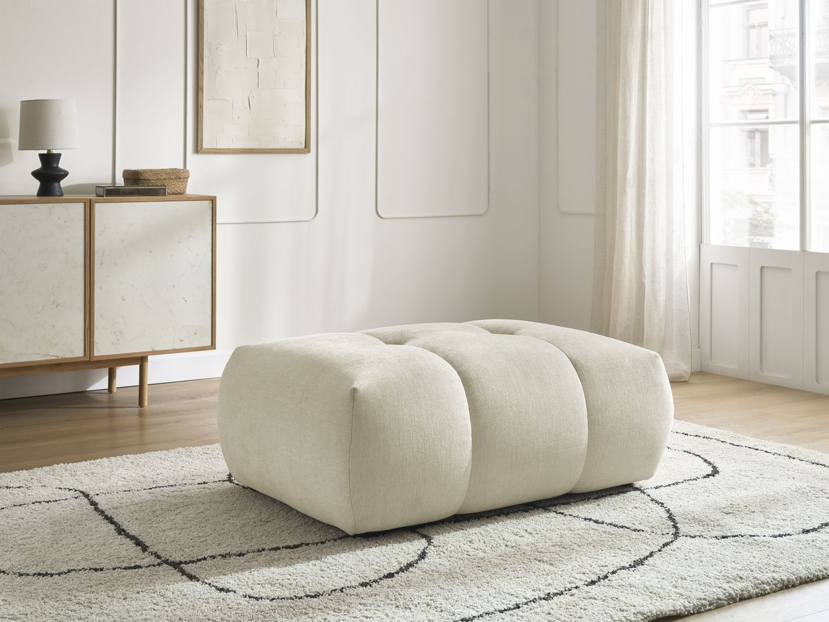 Bobochic Fuji Pouf Stoff Beige