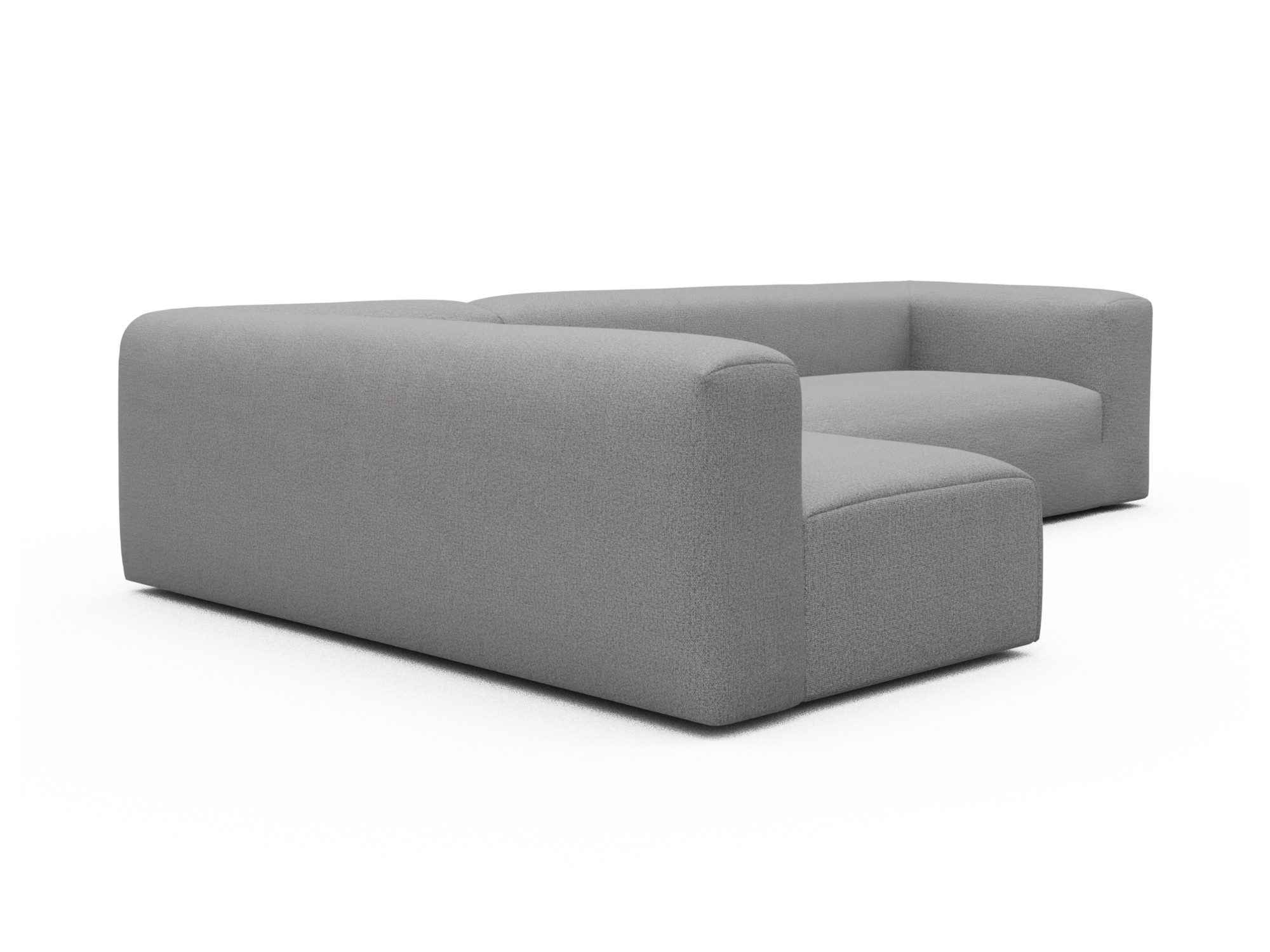 Skandi Home Ecksofa Fred 2x 2,5-Sitzer links offen Sama-Grey moebelfaktor